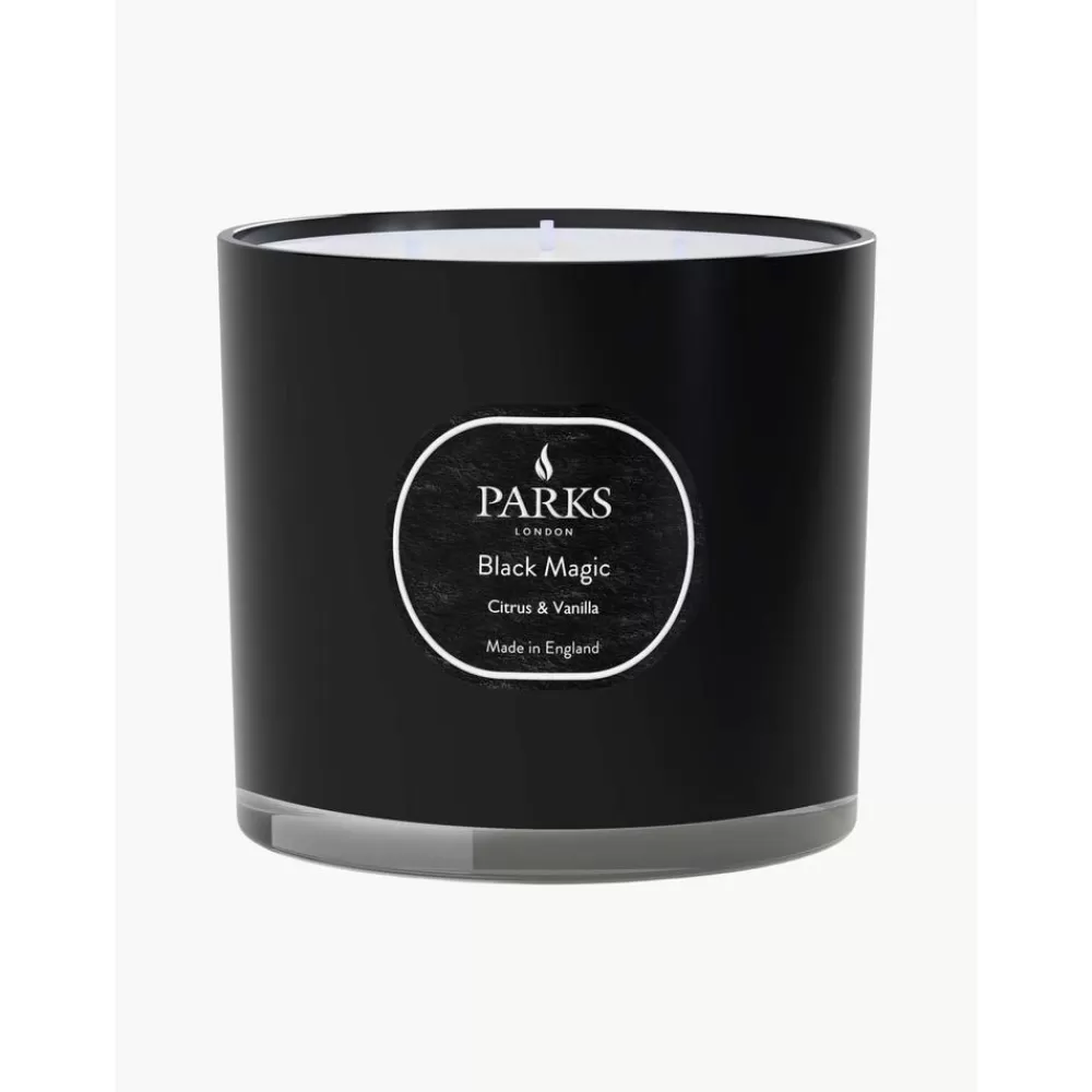 Parks London 3-Lonts Geurkaars Black Magic (Citrus & Vanille)- Geurkaarsen