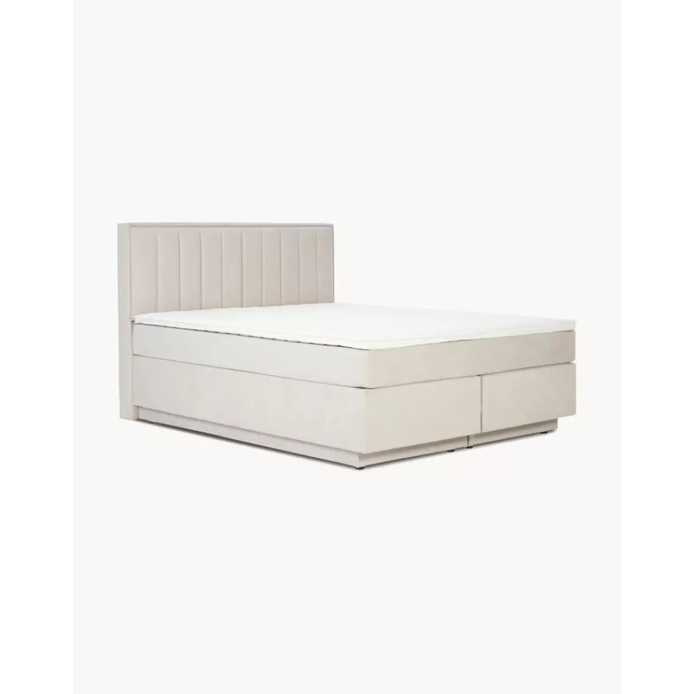 * Boxspringbed Livia Met Opbergruimte- Bedden