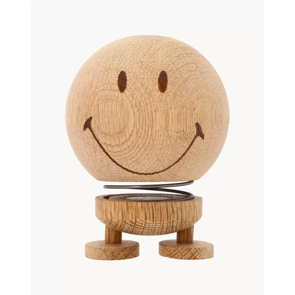 Hoptimist Decoratief Object Smiley Van Eikenhout- Decoratieve Objecten