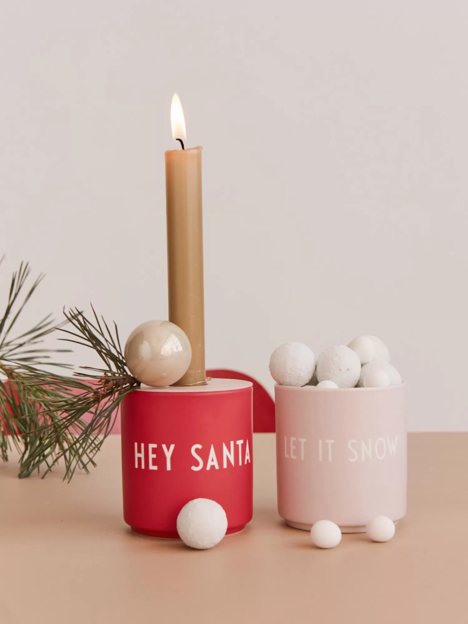 Design Letters Kopjes & Mokken>Design Beker Favourite Hey Santa Met Opschrift