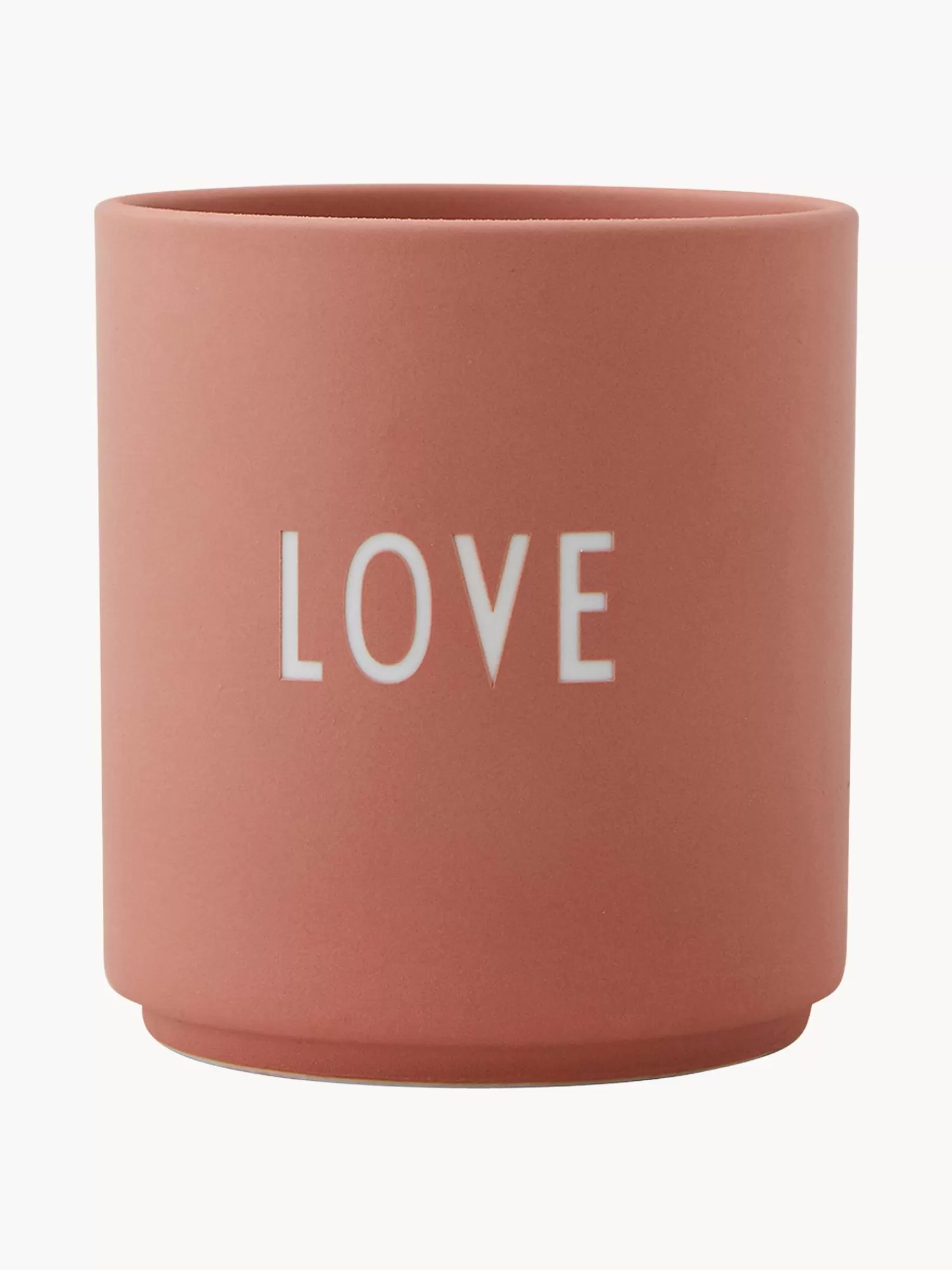 Design Letters Servies Collecties>Design Beker Favourite Love Met Opschrift