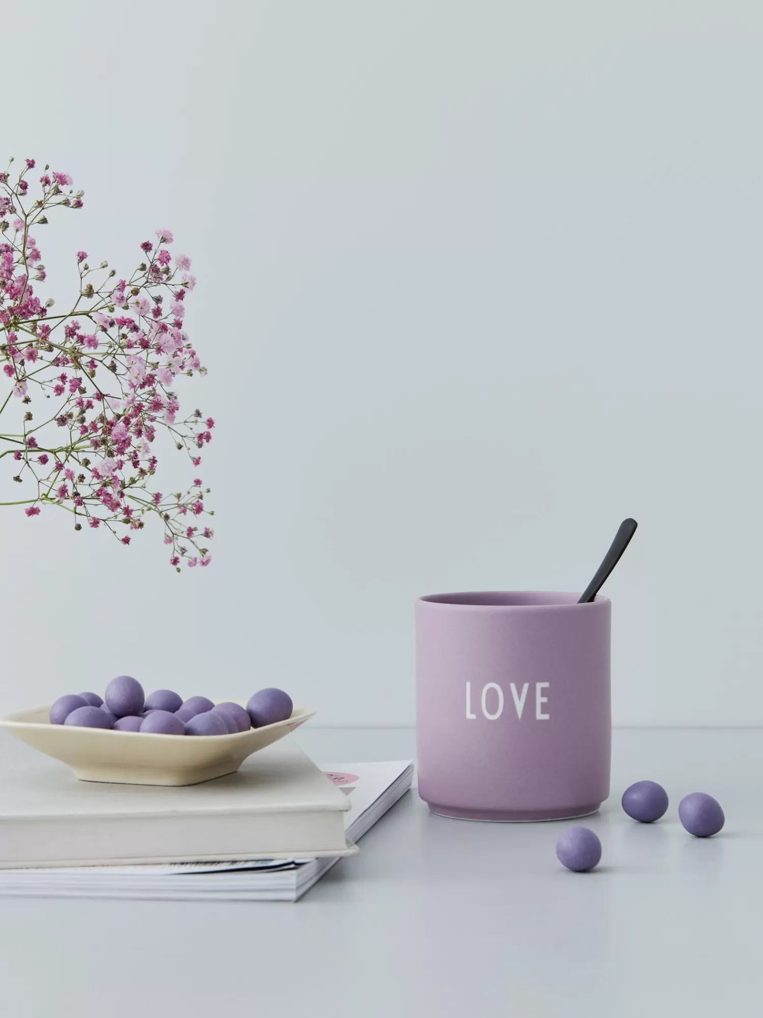 Design Letters Servies Collecties>Design Beker Favourite Love Met Opschrift