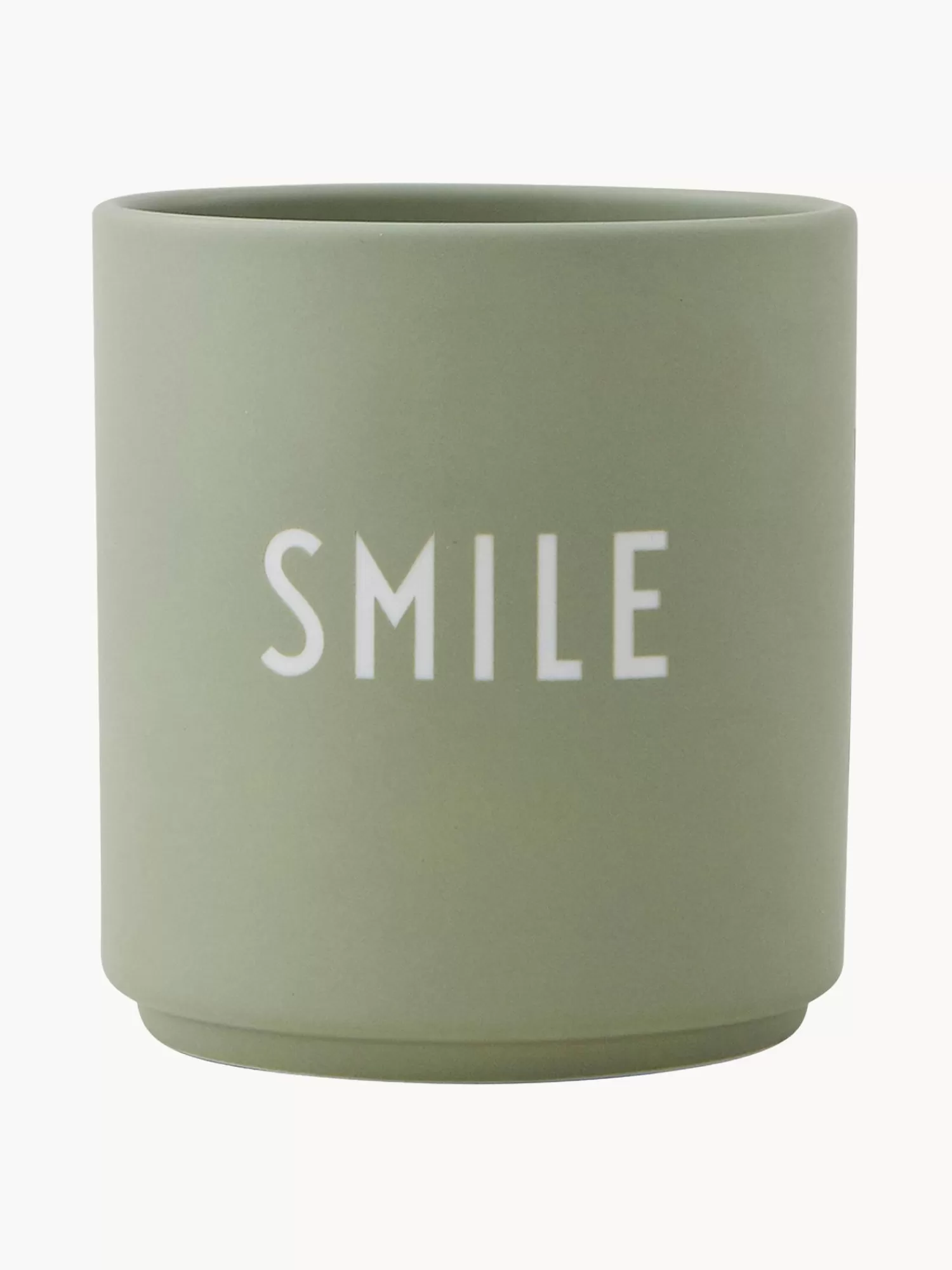 Design Letters Servies Collecties>Design Beker Favourite Smile Met Opschrift