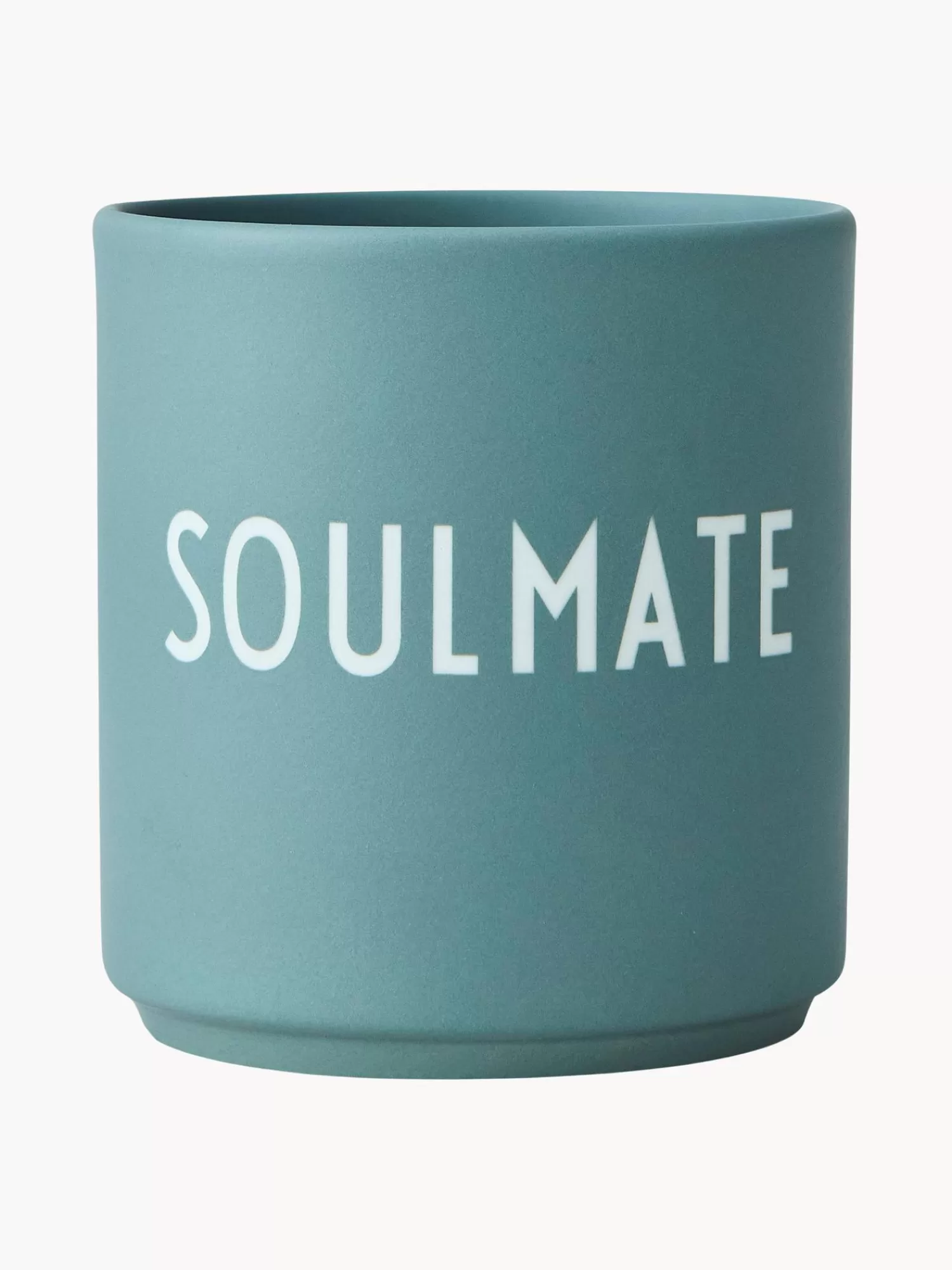 Design Letters Servies Collecties>Design Beker Favourite Soulmate Met Opschrift