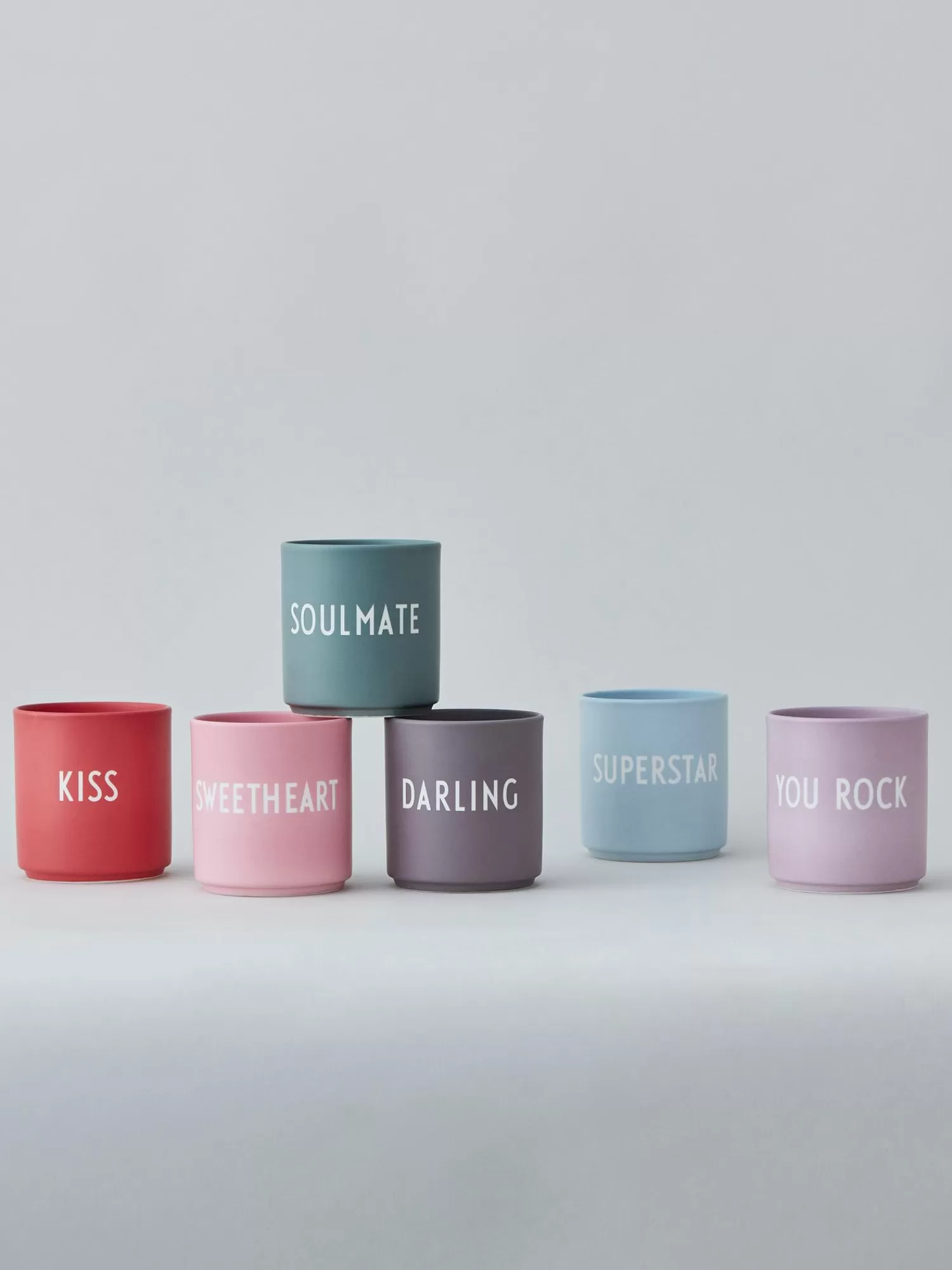 Design Letters Servies Collecties>Design Beker Favourite Soulmate Met Opschrift