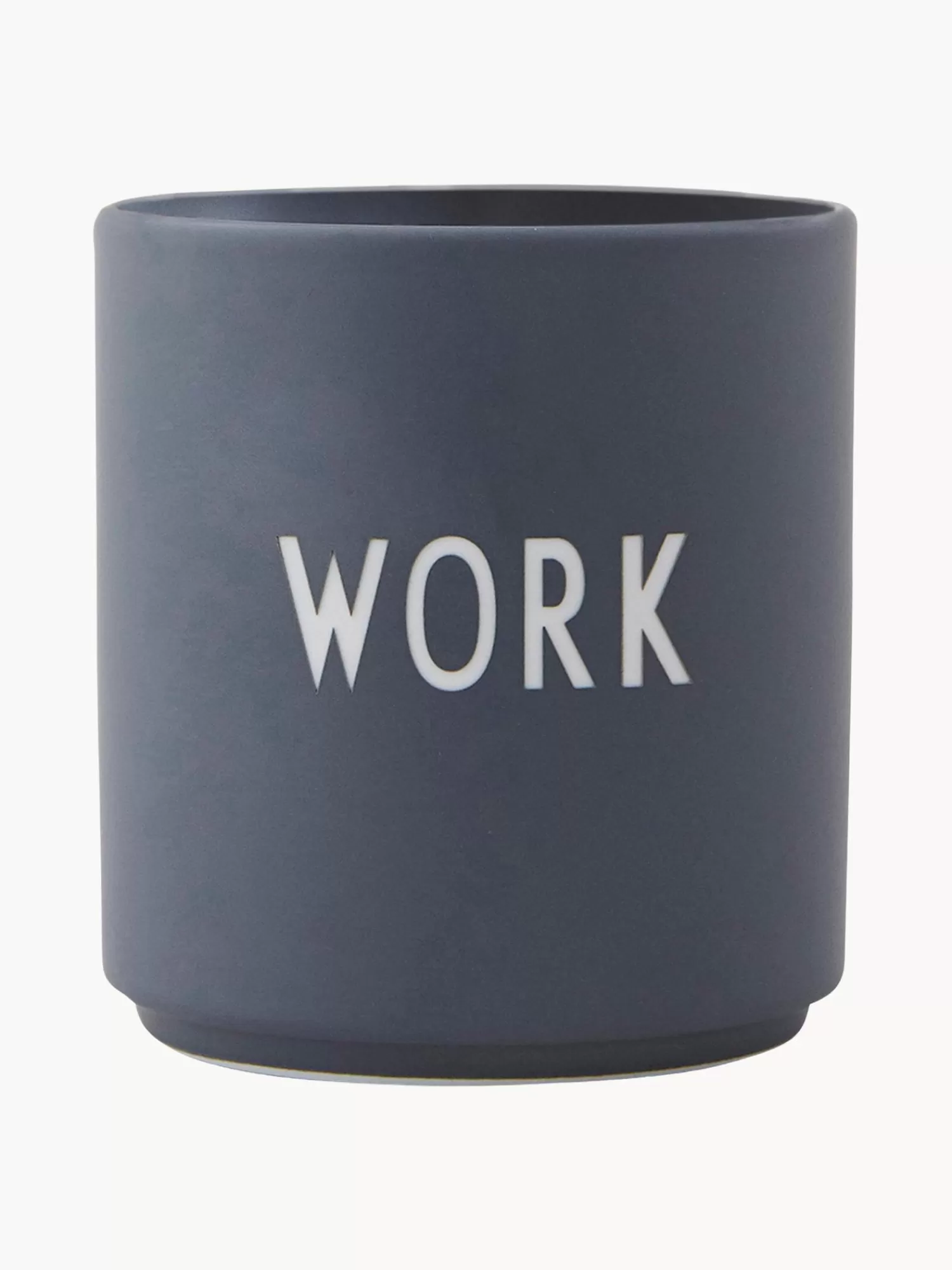 Design Letters Servies Collecties>Design Beker Favourite Work Met Opschrift