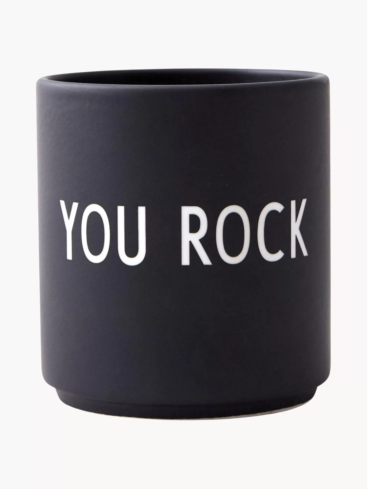 Design Letters Servies Collecties>Design Beker Favourite You Rock Met Opschrift