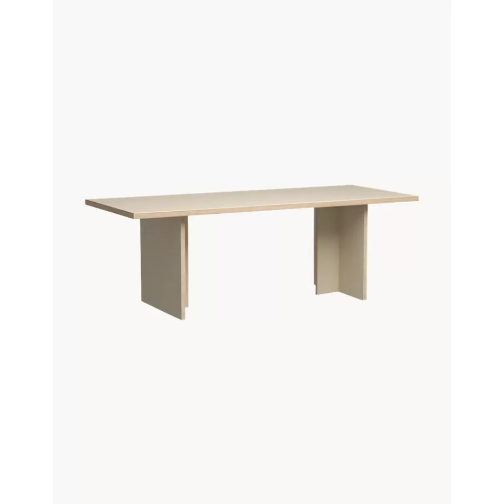 HKliving Eettafel Hanga, 220 X 90 Cm- Eettafels