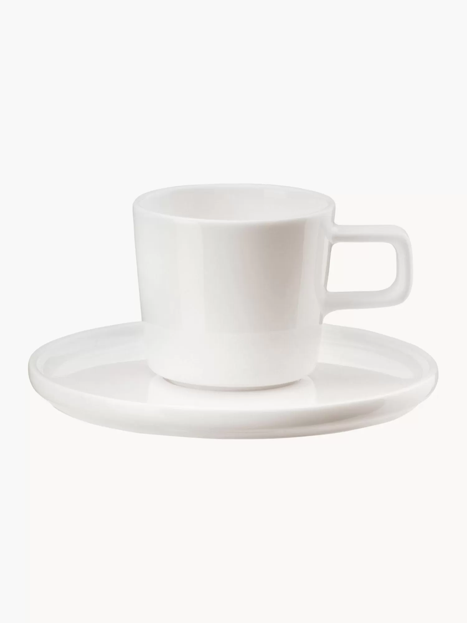 Asa Selection Servies Collecties>Fine Bone China Espressokopjes Oco Met Schoteltjes, 6 Stuks