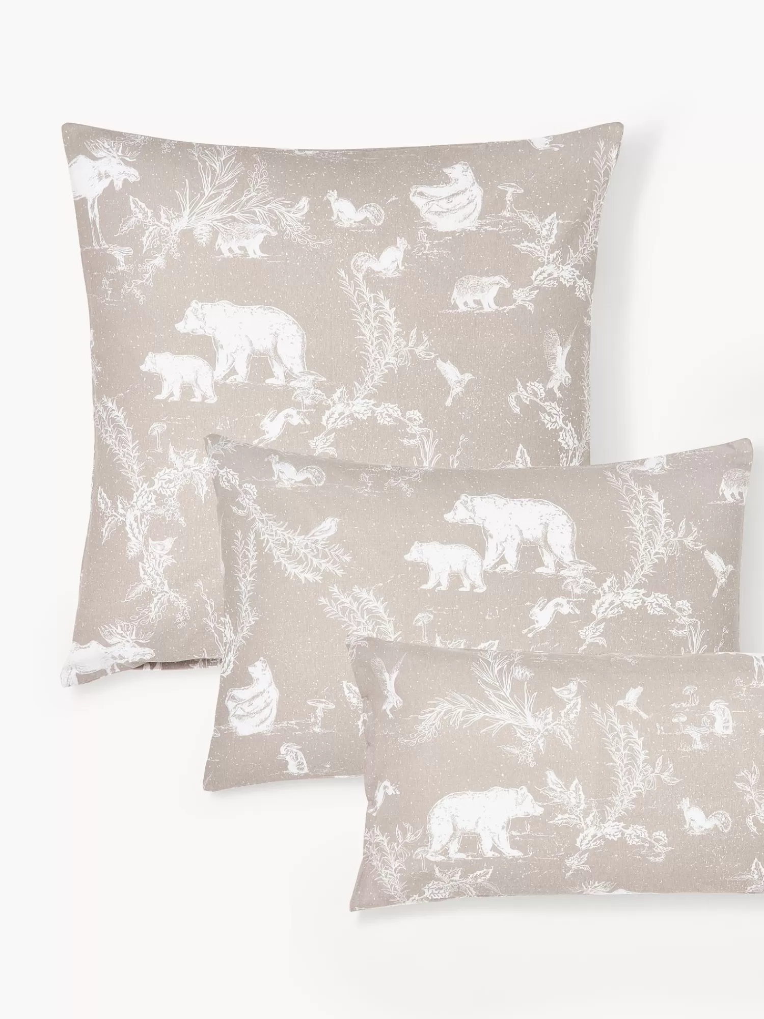 * Kussenslopen>Flanellen Kussenhoes Animal Toile