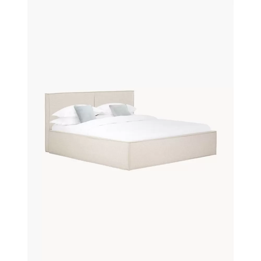 * Gestoffeerd Bed Dream Met Opbergruimte- Bedden