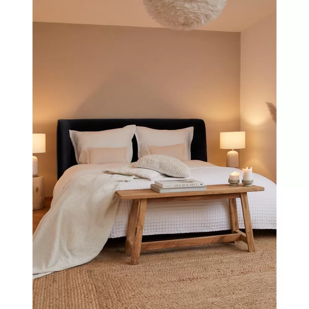 * Gestoffeerd Bed Feather Met Opbergruimte- Bedden