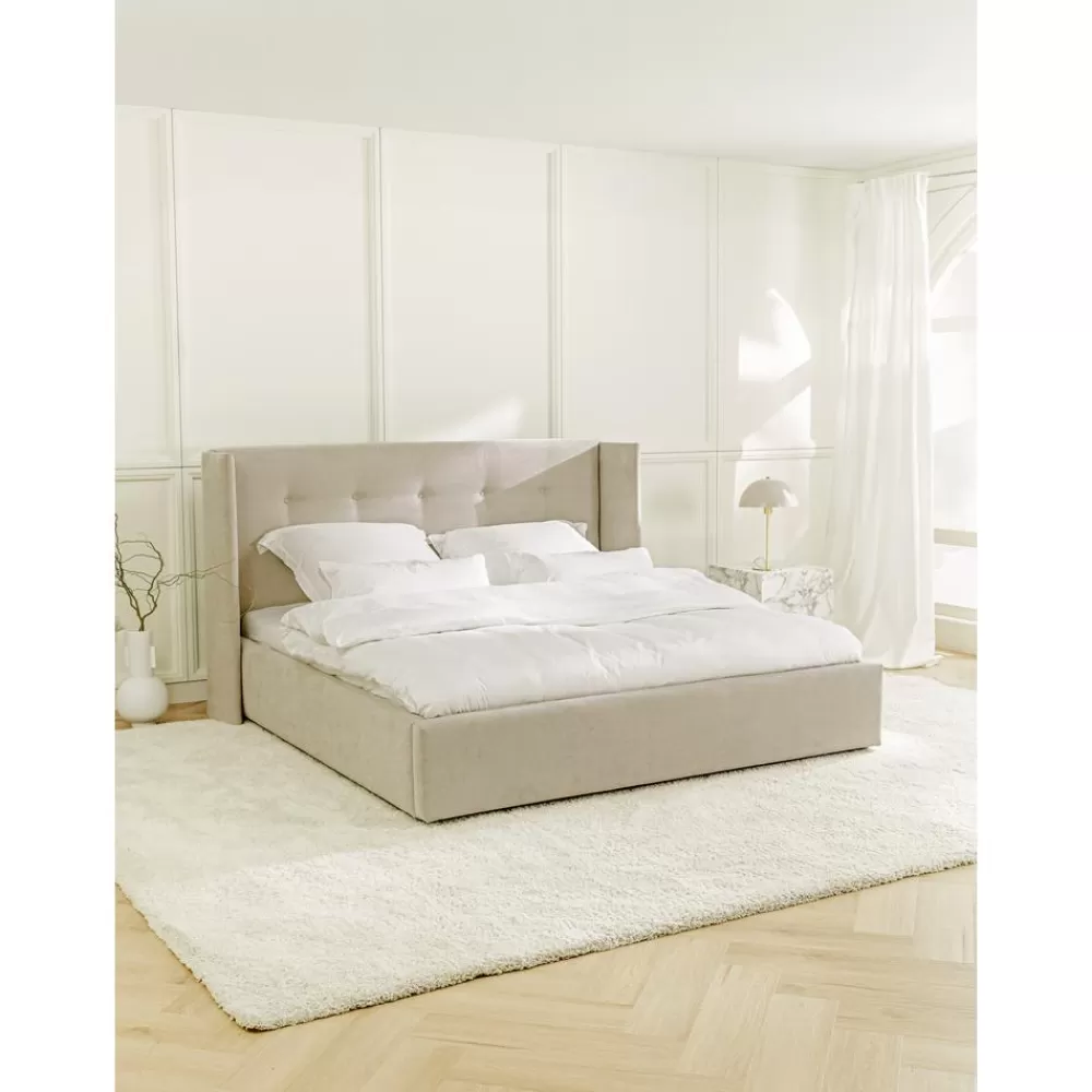 * Gestoffeerd Bed Star Met Opbergruimte- Bedden