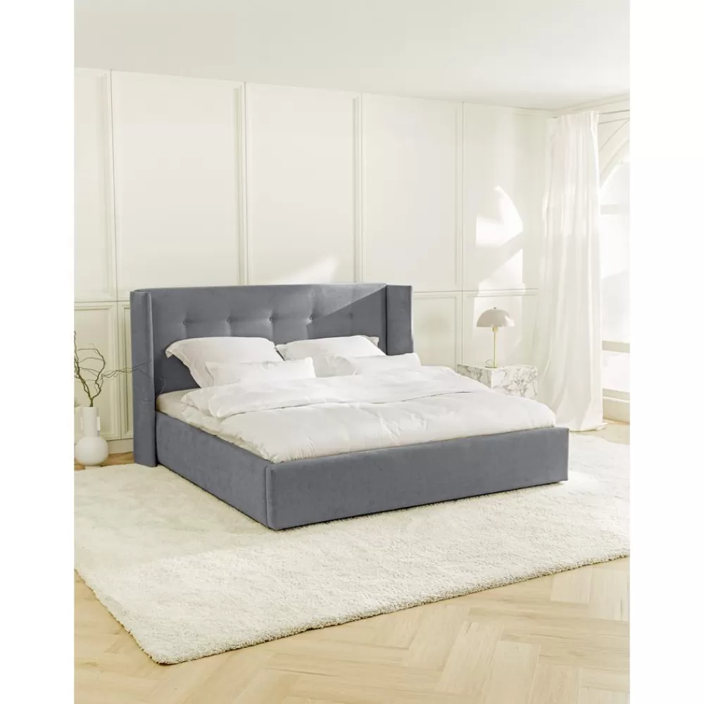 * Gestoffeerd Bed Star Met Opbergruimte- Bedden