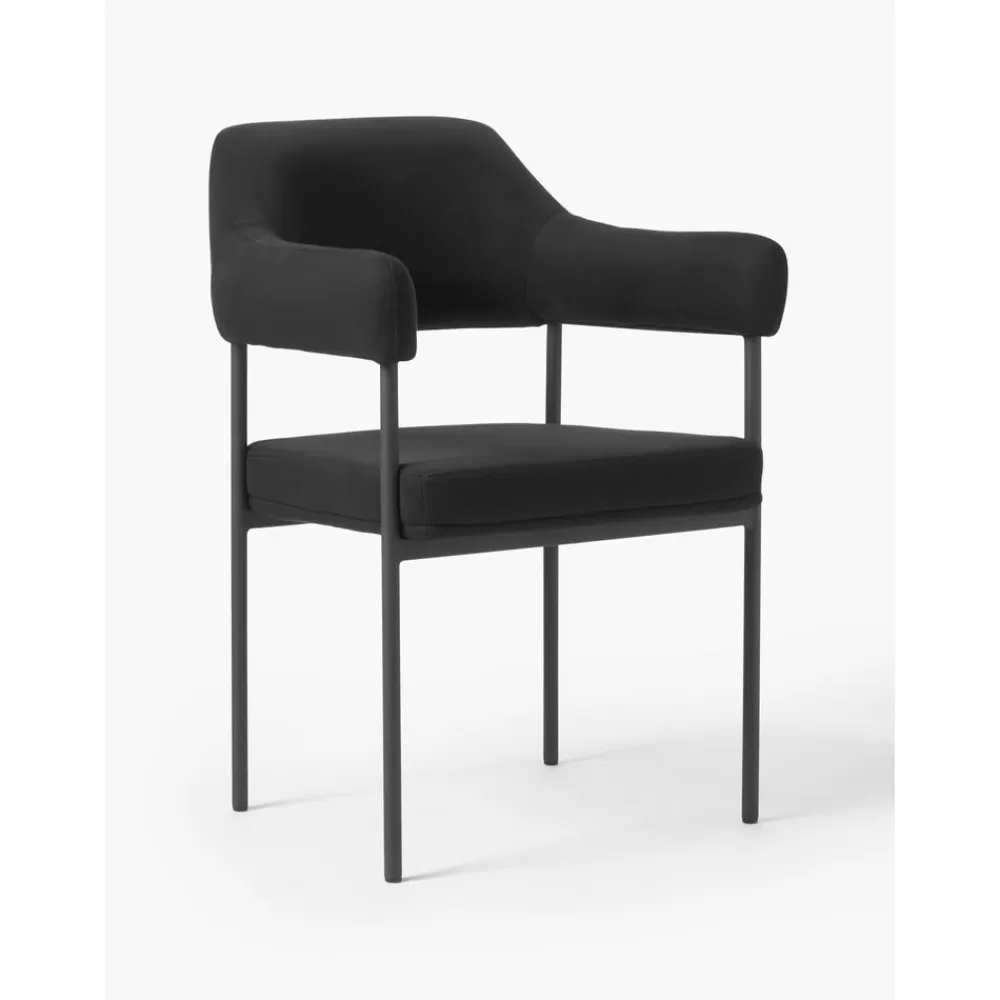 * Gestoffeerde Fauteuil Zoe- Eetkamerstoelen