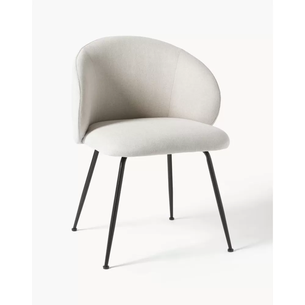 * Gestoffeerde Stoelen Luisa, 2 Stuks- Eetkamerstoelen