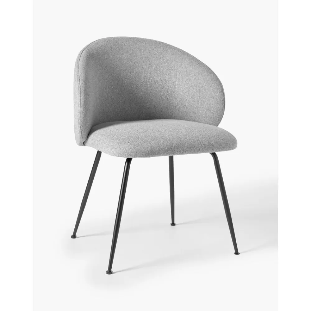 * Gestoffeerde Stoelen Luisa, 2 Stuks- Eetkamerstoelen