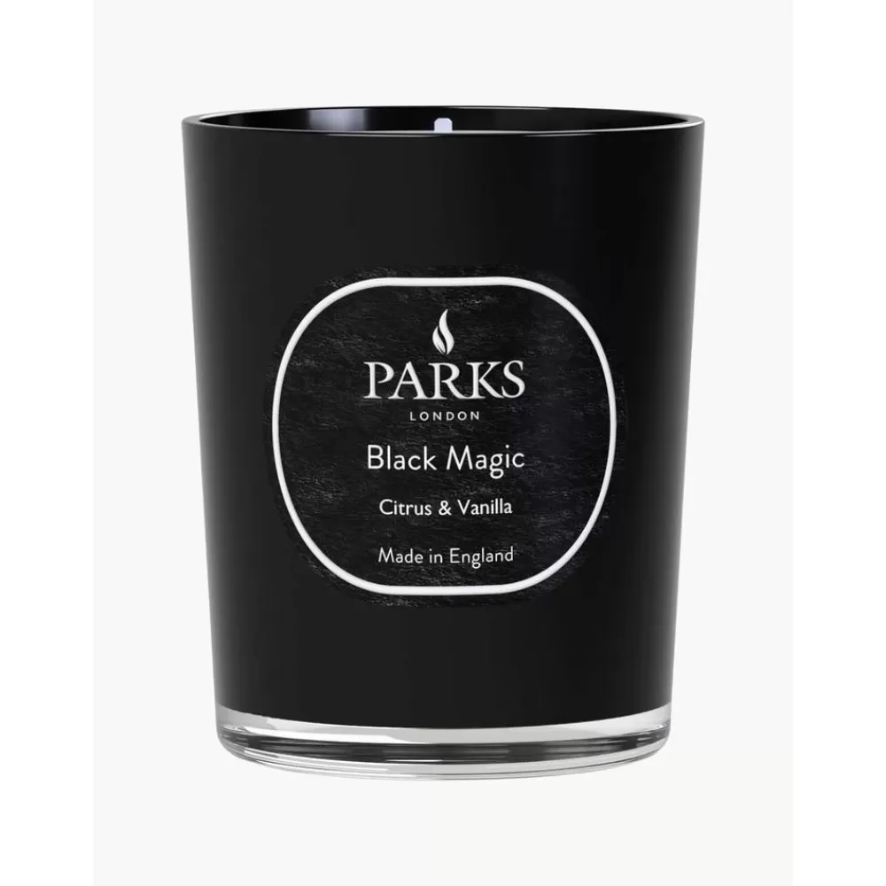 Parks London Geurkaars Black Magic (Citrus, Vanille, Patchouli & Lavendel)- Geurkaarsen