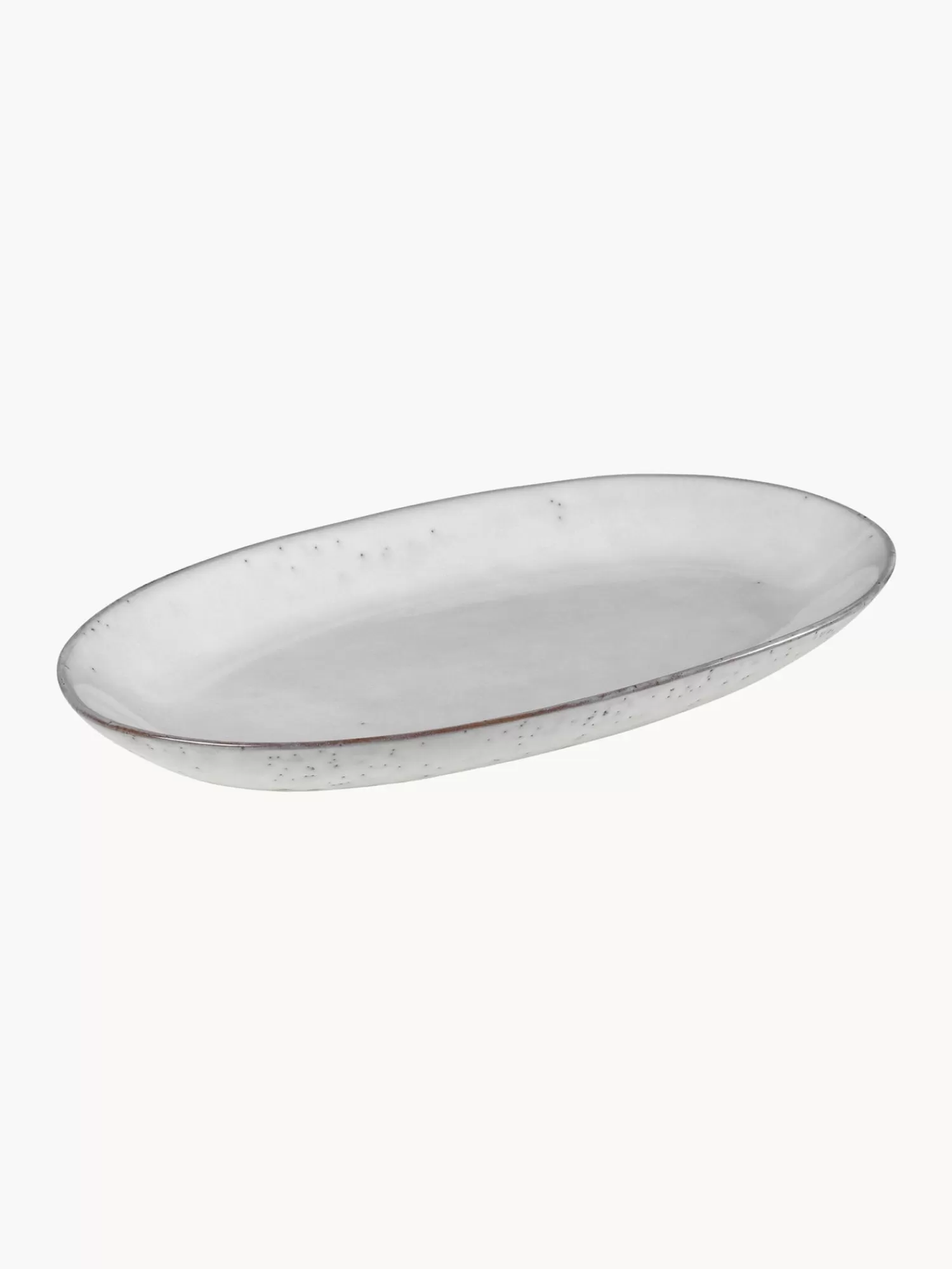 Broste Copenhagen Servies Collecties>Handgemaakt Serveerplateau Nordic Sand, L 30 Cm