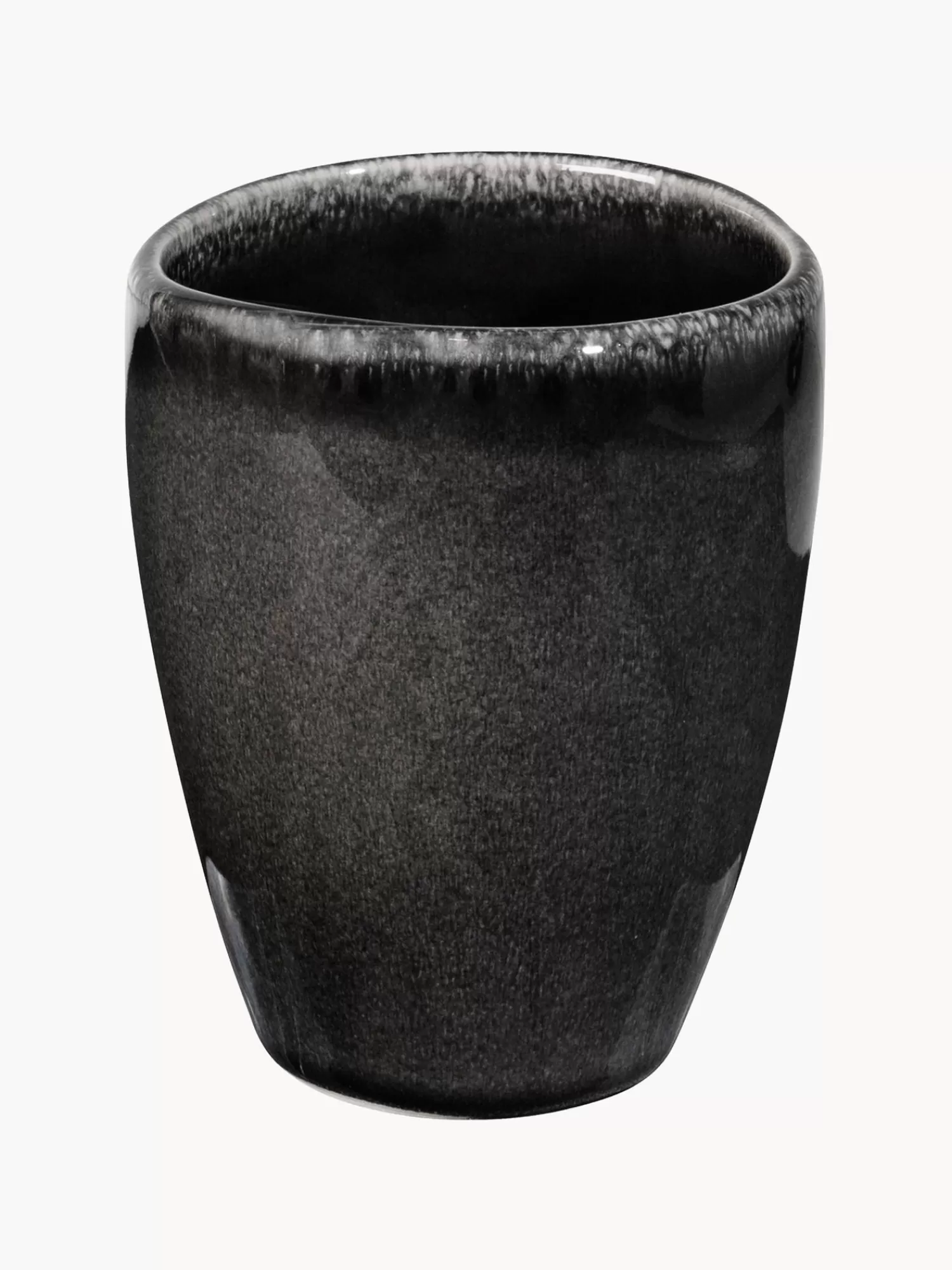 Broste Copenhagen Servies Collecties>Handgemaakte Beker Nordic Coal, 6 Stuks