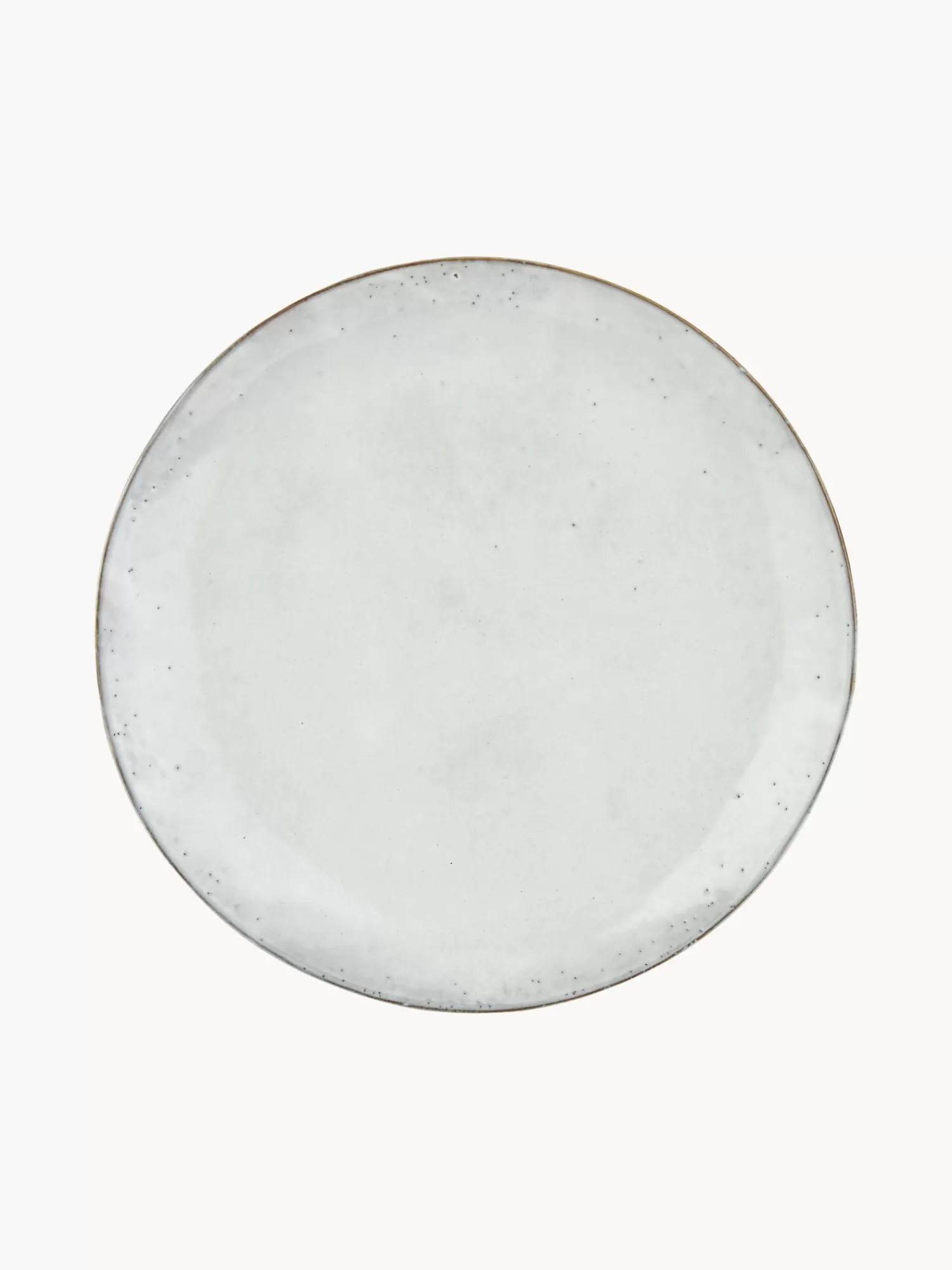 Broste Copenhagen Servies Collecties>Handgemaakte Dinerbord Nordic Sand, 4 Stuks