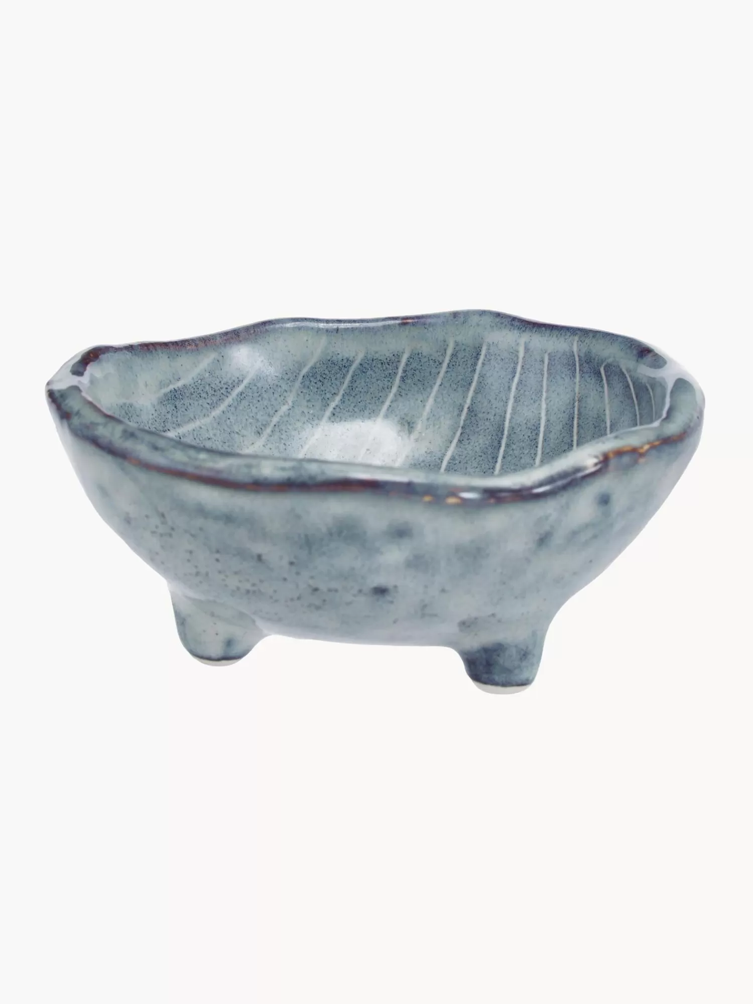 Broste Copenhagen Servies Collecties>Handgemaakte Dipschalen Nordic Sea, 4 Stuks