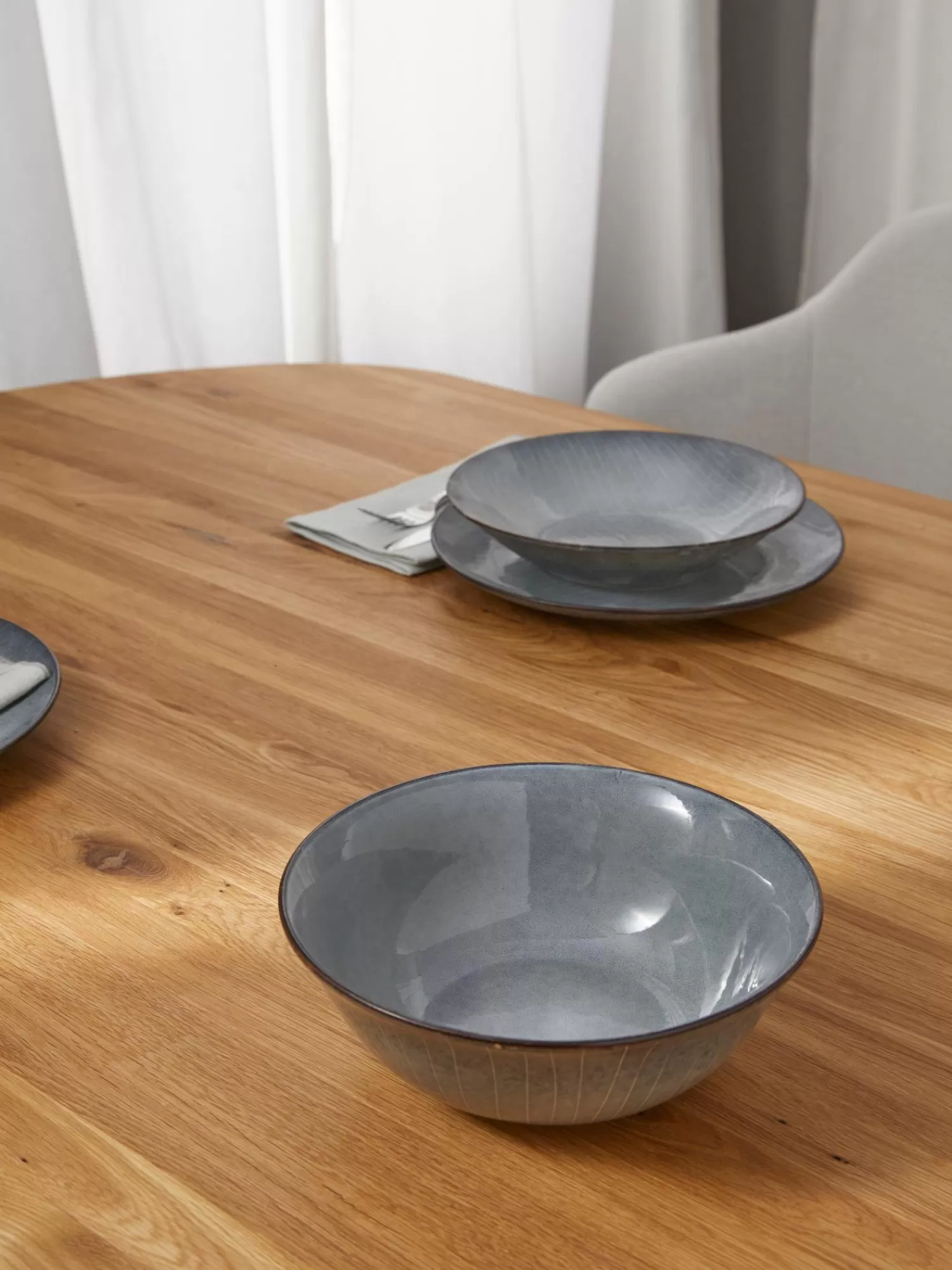 Broste Copenhagen Servies Collecties>Handgemaakte Schaal Nordic Sand, O 21 Cm