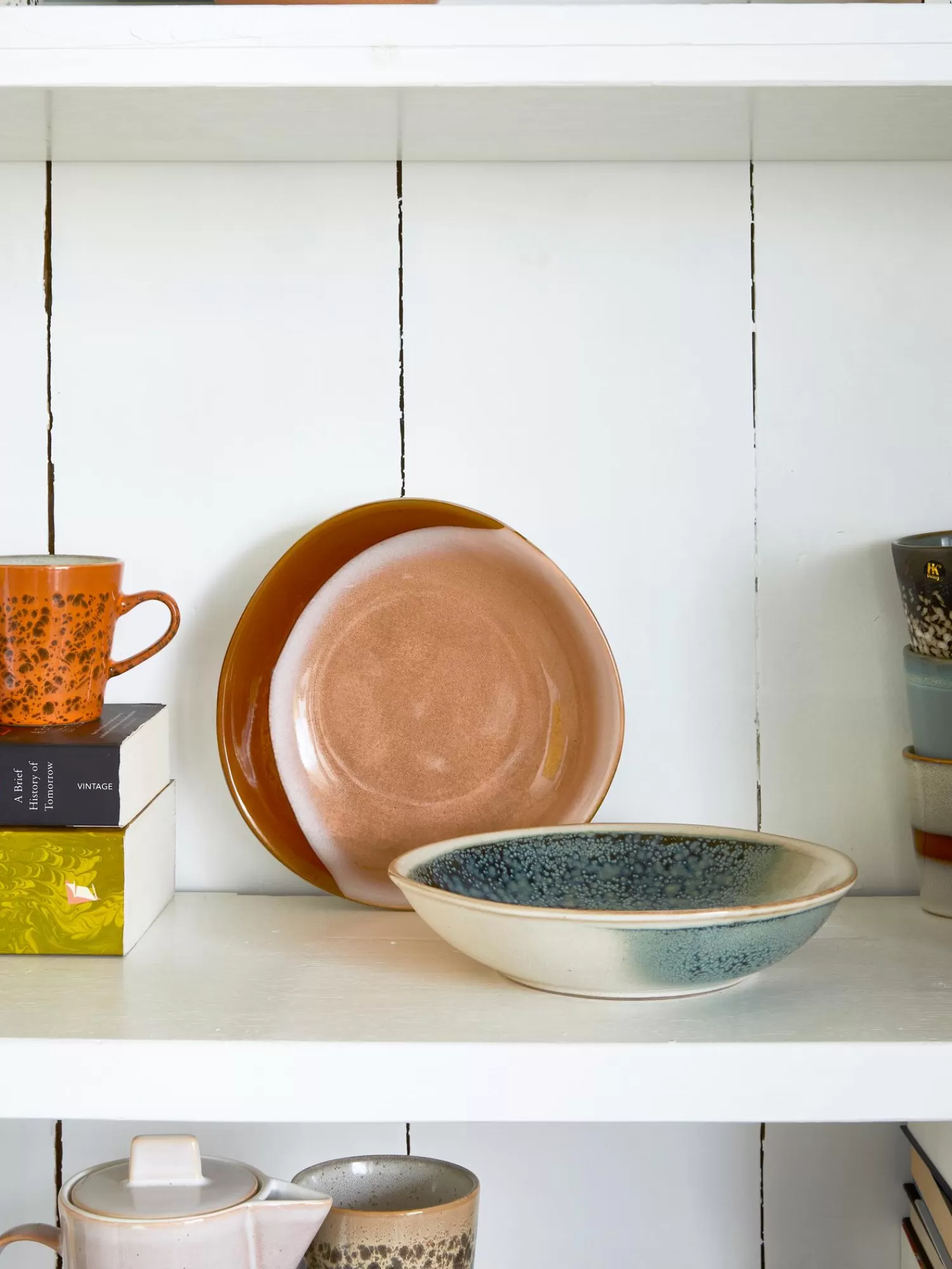 HKliving Servies Collecties>Handgemaakte Schalen 70'S, 2 Stuks