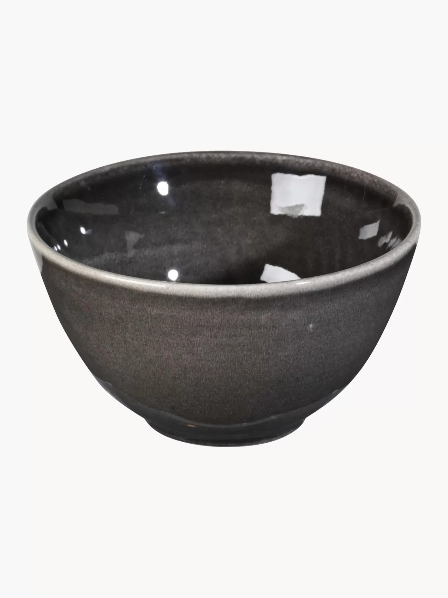 Broste Copenhagen Servies Collecties>Handgemaakte Schalen Nordic Coal, 4 Stuks