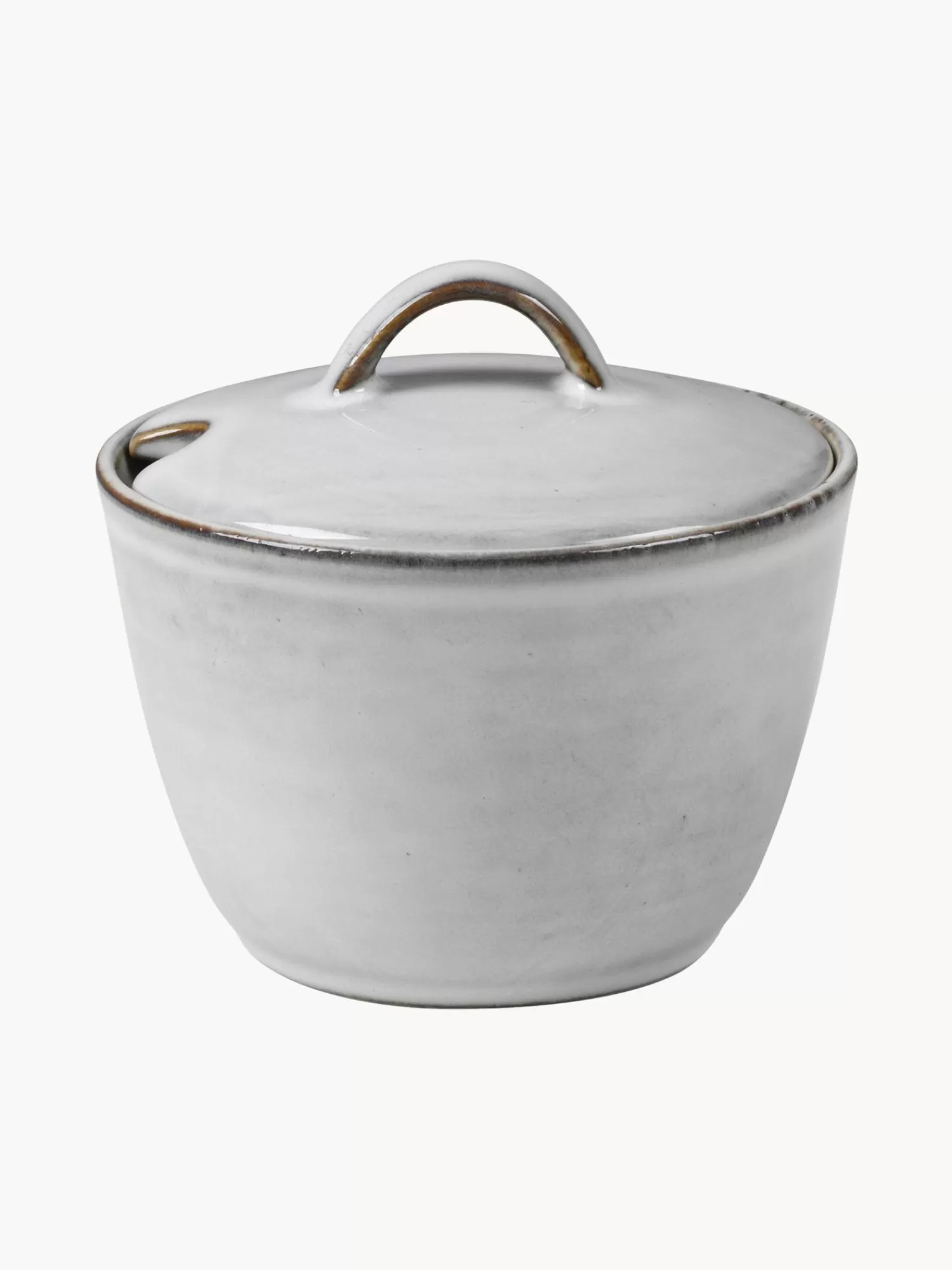 Broste Copenhagen Servies Collecties>Handgemaakte Suikerpot Nordic Sand