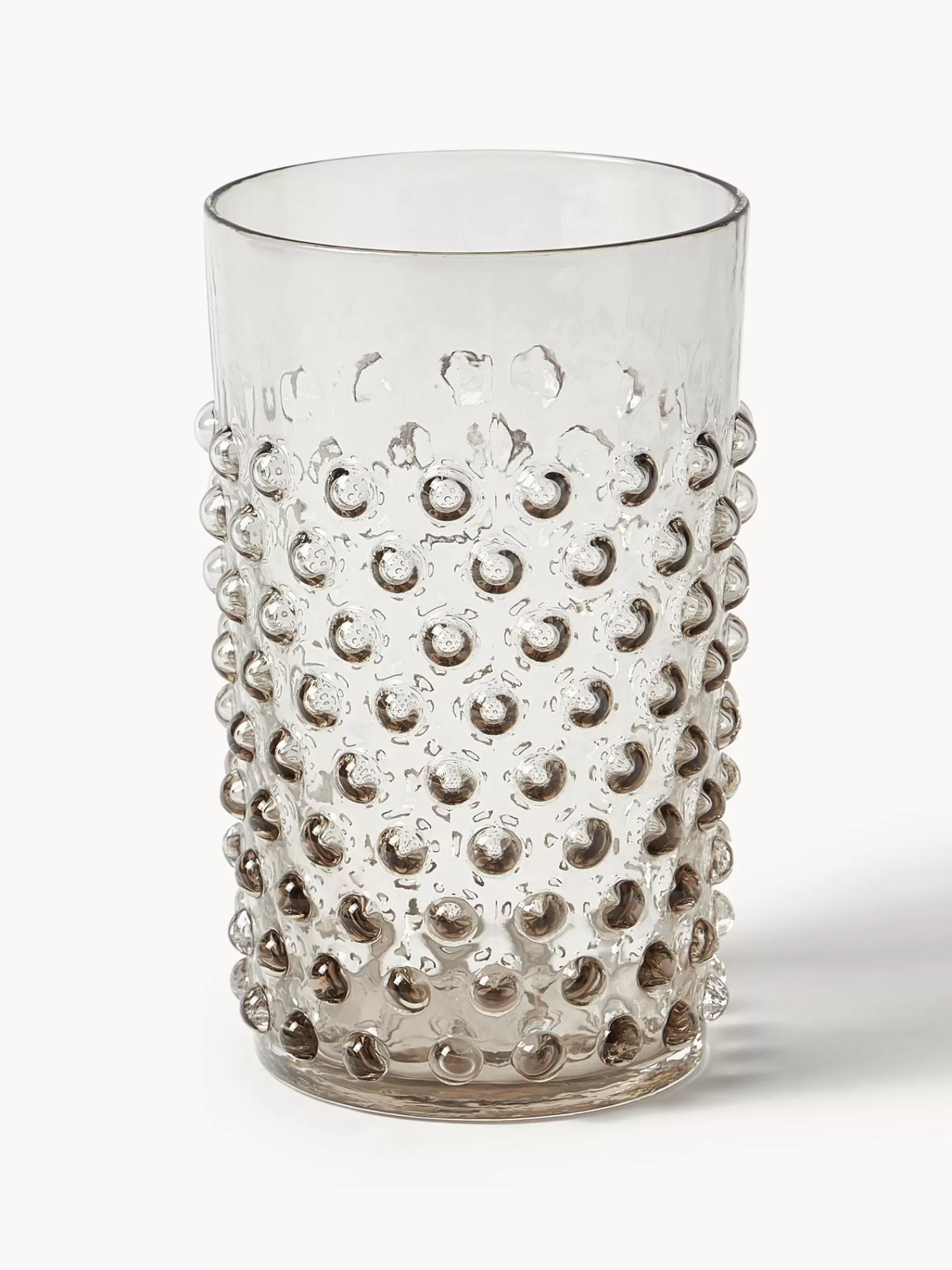 Anna von Lipa Waterglazen>Handgemaakte Waterglazen Hobnail Met Relief, 6 Stuks