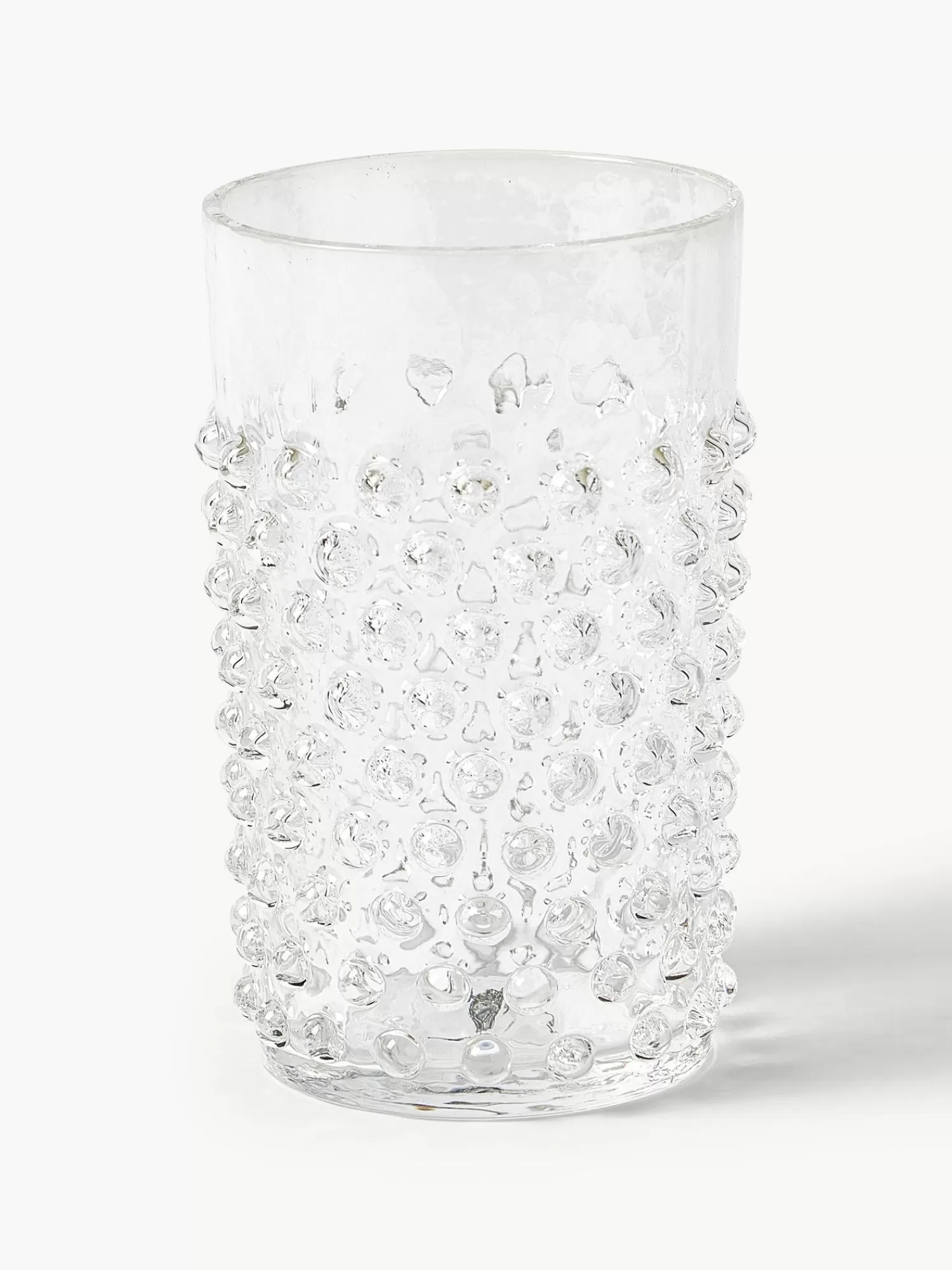 Anna von Lipa Waterglazen>Handgemaakte Waterglazen Hobnail Met Relief, 6 Stuks