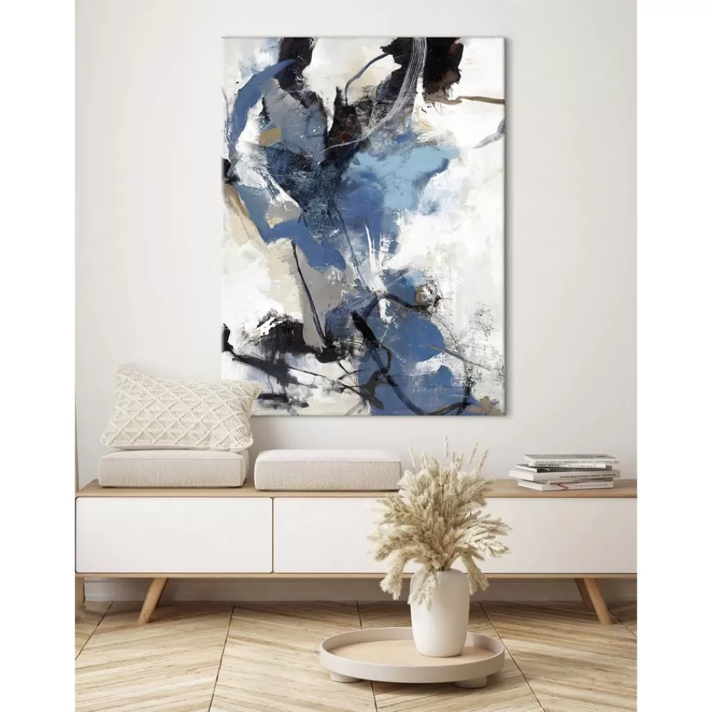 Malerifabrikken Handgeschilderd Canvas Print Blue Vibes- Canvasdoeken