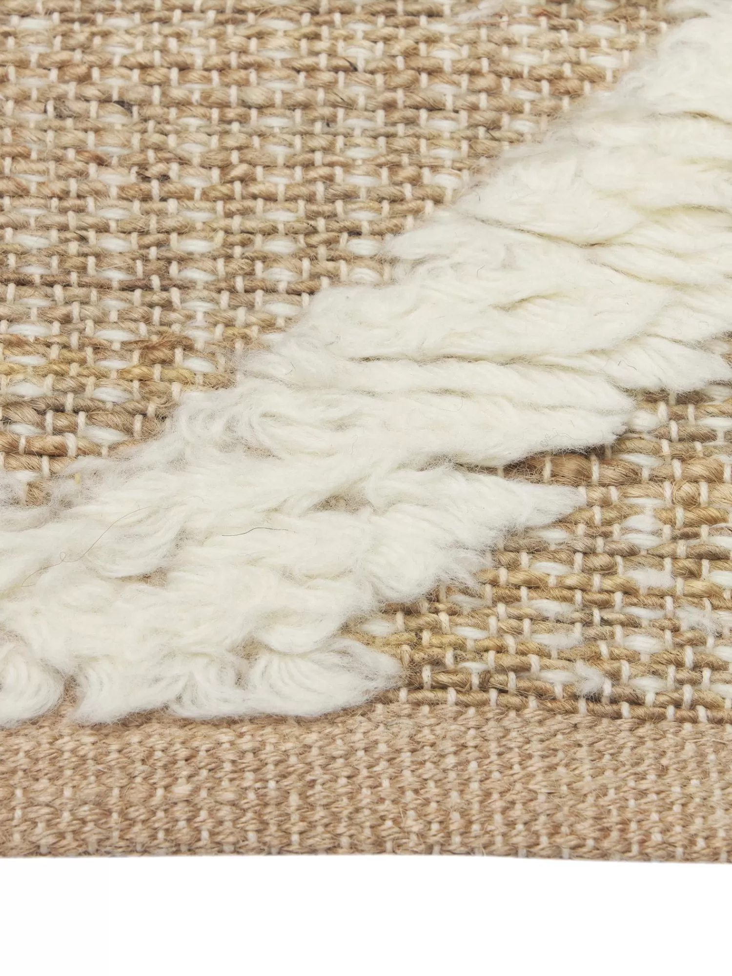 * Lopers>Handgeweven Jute Loper Malea In Beige/Cremewit