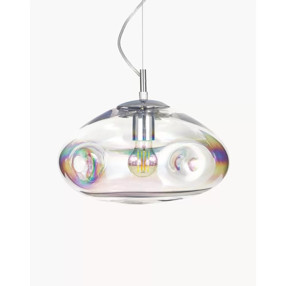 * Hanglamp Amora Van Iriserend Glas- Hanglampen