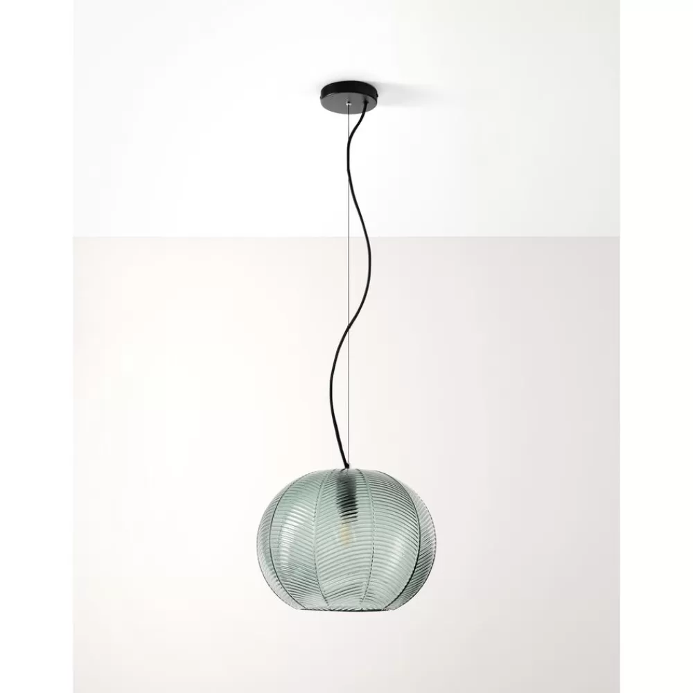 * Hanglamp Brice Van Getint Glas- Hanglampen