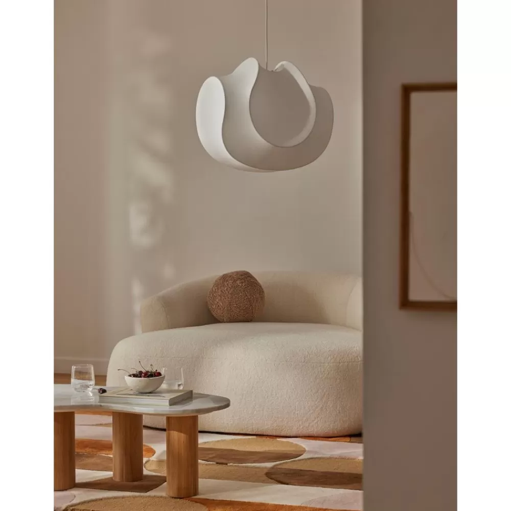 * Hanglamp Pearl In Zijdelook- Hanglampen