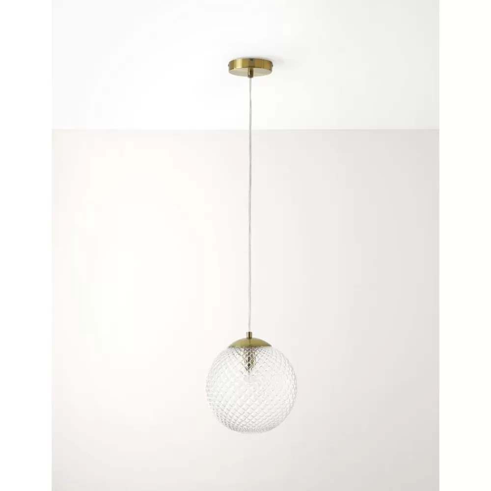 * Kleine Hanglamp Lorna Van Glas- Hanglampen