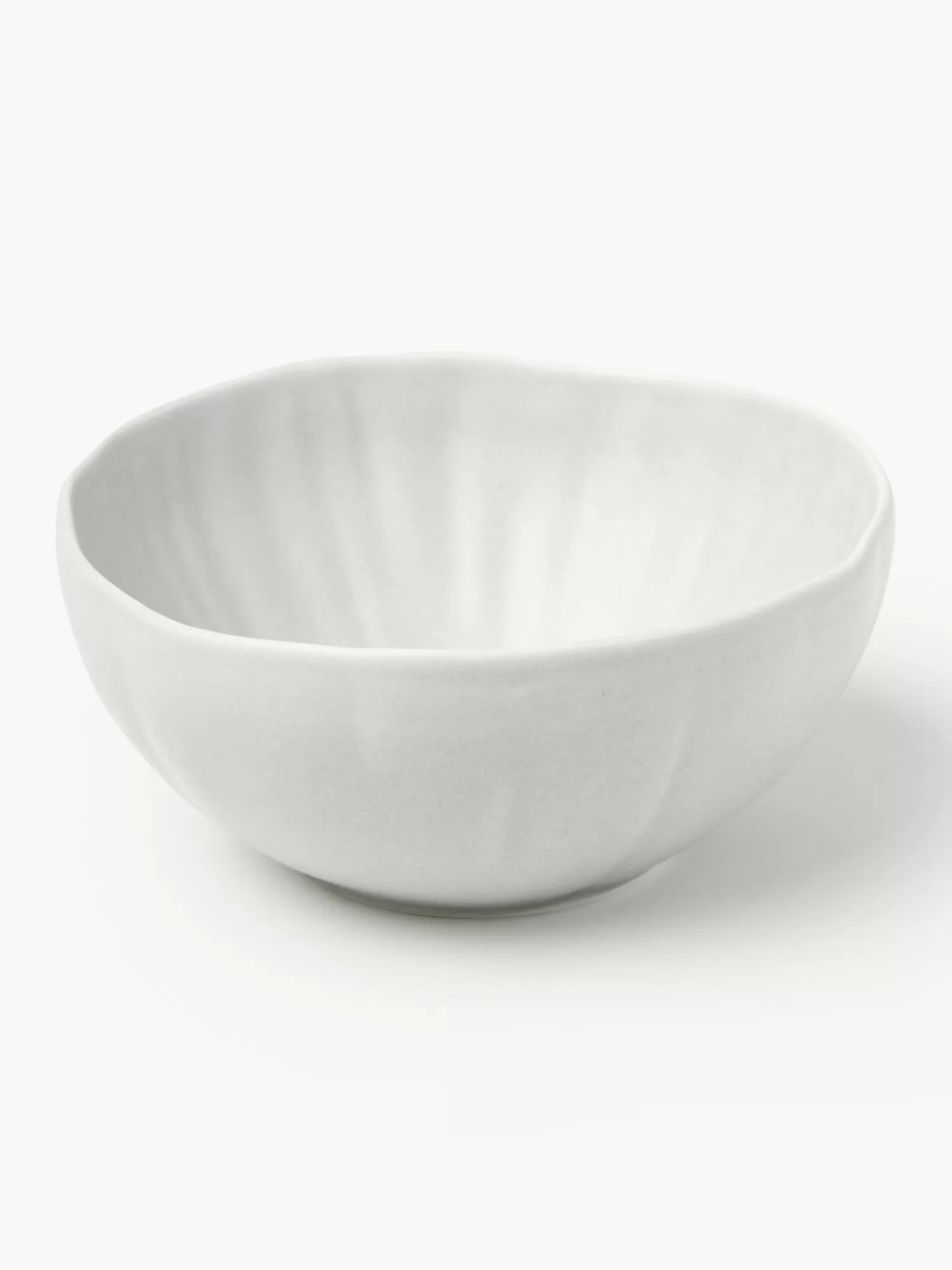 * Servies Collecties>Matte Schalen Sali Met Relief, 4 Stuks