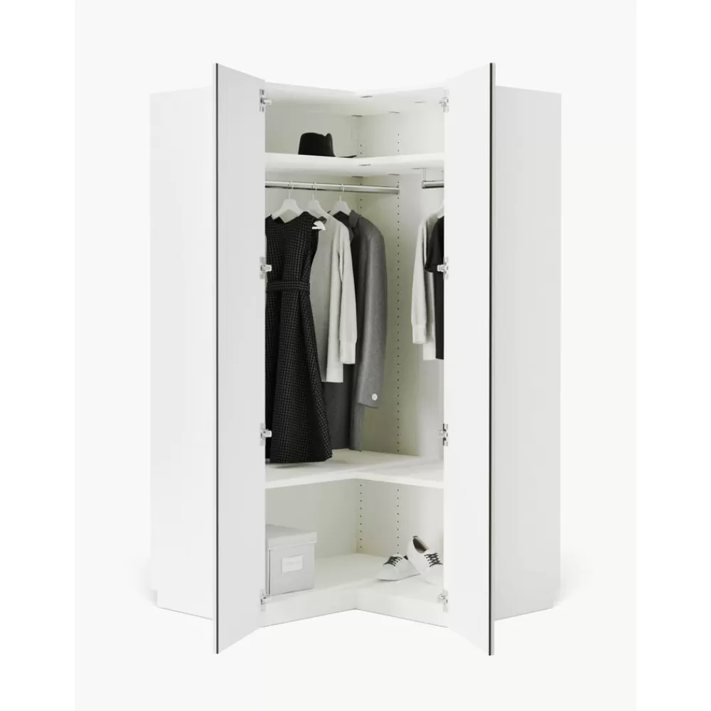 * Modulaire Hoekkast Charlotte, 115 Cm Breed, Diverse Varianten- Kledingkasten