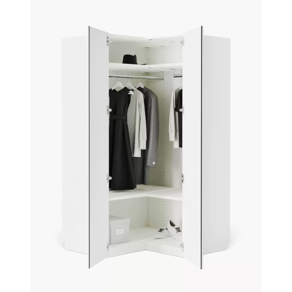 * Modulaire Hoekkast Charlotte, 115 Cm Breed, Diverse Varianten- Kledingkasten