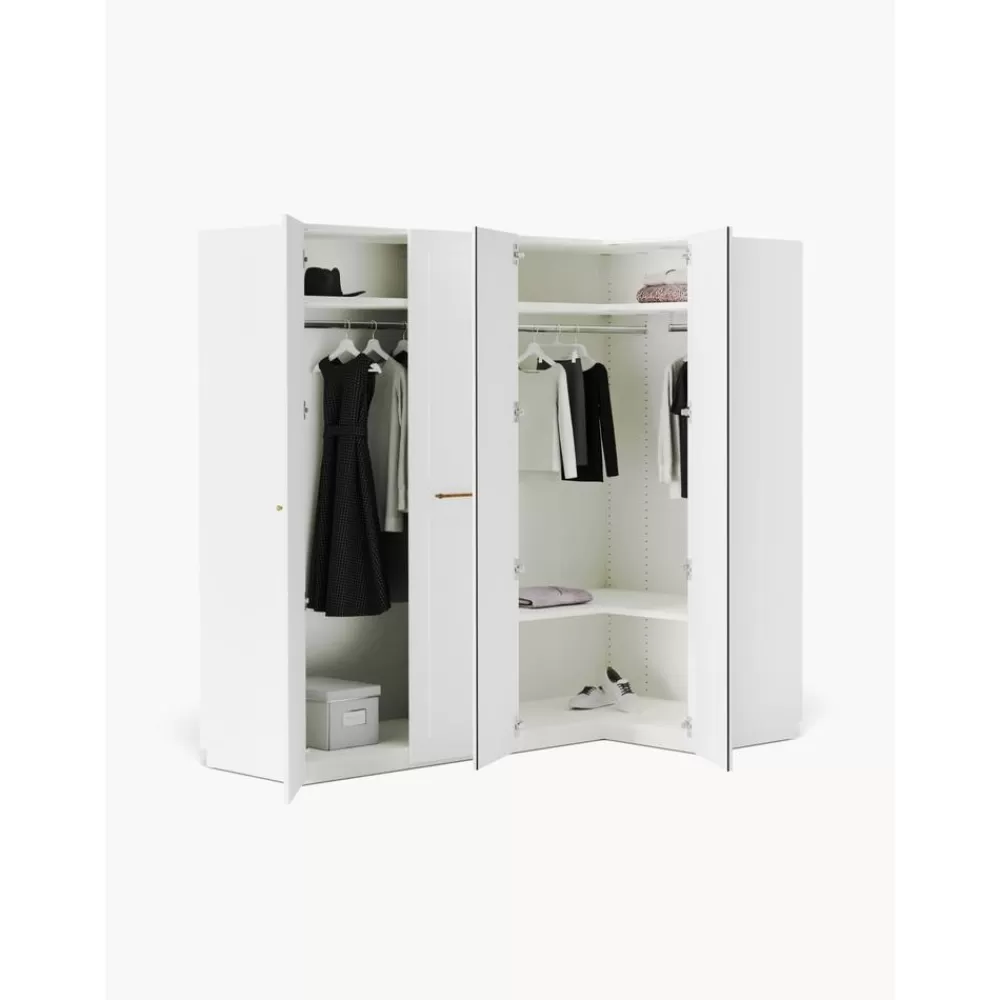 * Modulaire Hoekkast Charlotte, 215 Cm Breed, Diverse Varianten- Kledingkasten