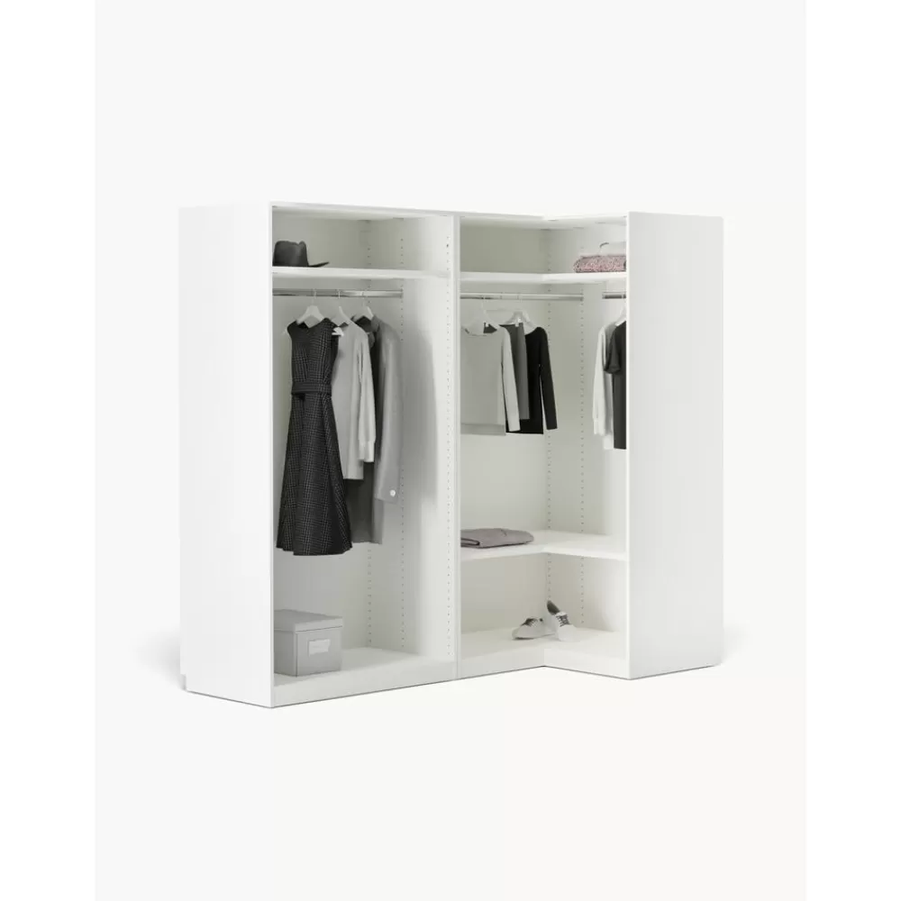 * Modulaire Hoekkast Simone, 215 Cm Breed, Diverse Varianten- Kledingkasten