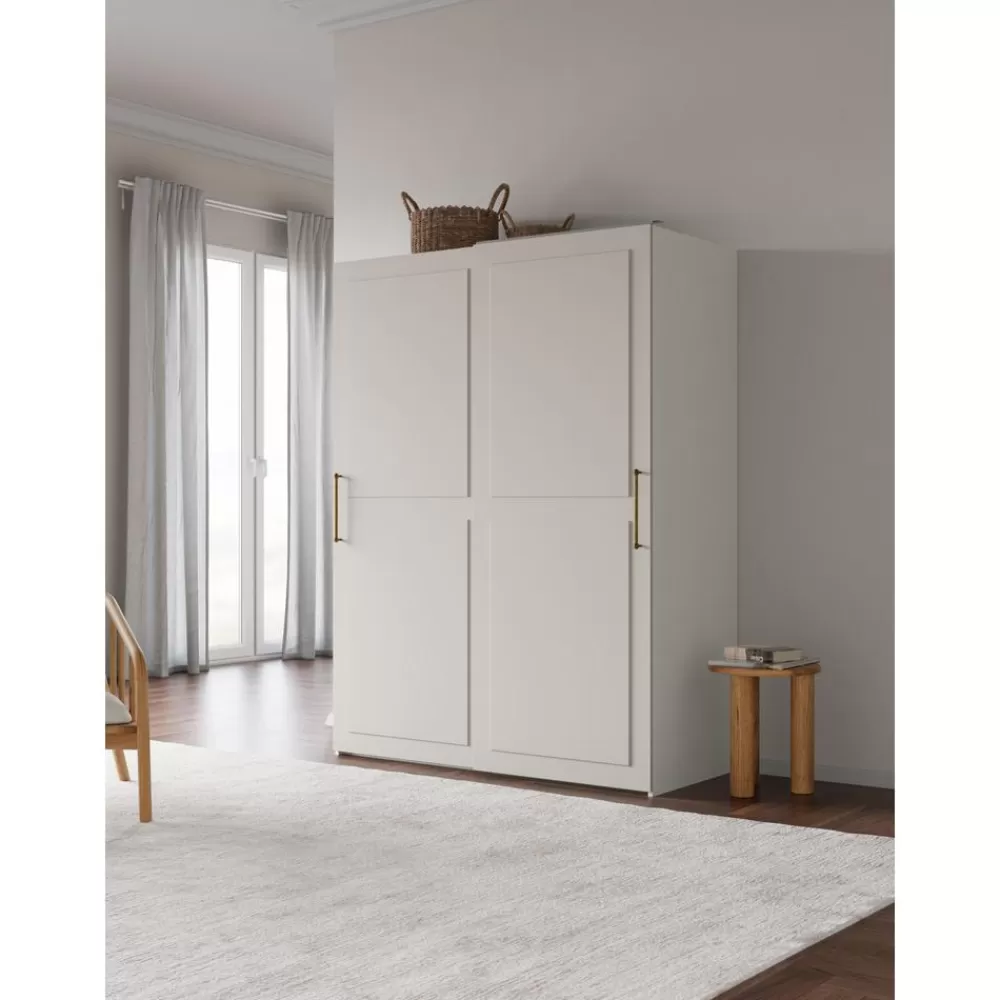 * Modulaire Schuifdeurkast Charlotte, 150 Cm Breed, Diverse Varianten- Kledingkasten