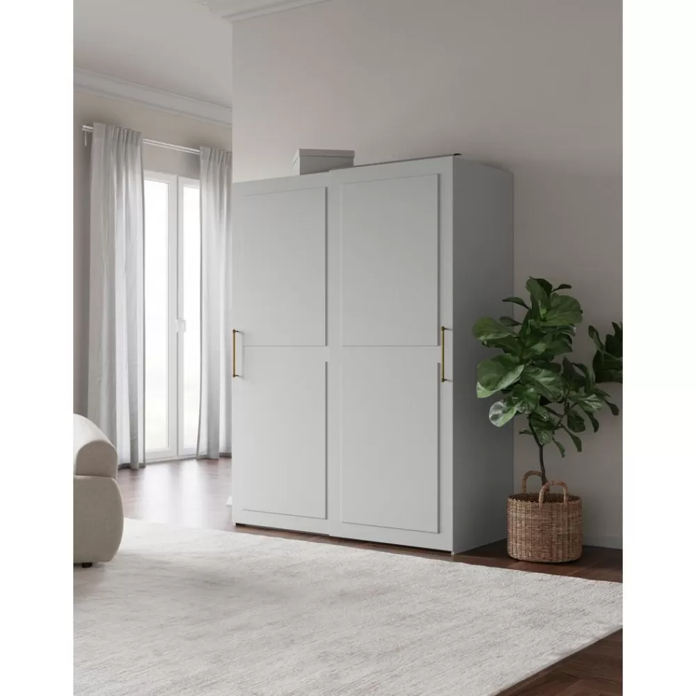 * Modulaire Schuifdeurkast Charlotte, 150 Cm Breed, Diverse Varianten- Kledingkasten