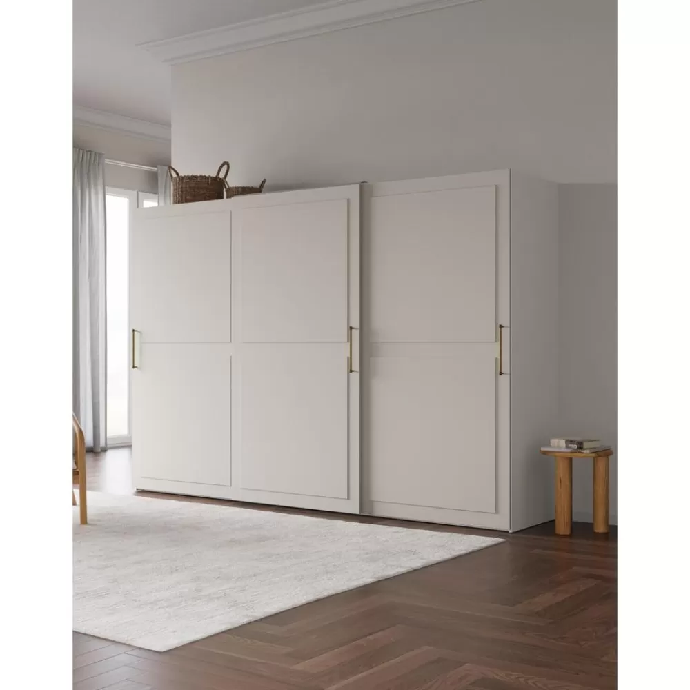 * Modulaire Schuifdeurkast Charlotte, 300 Cm Breed, Diverse Varianten- Kledingkasten