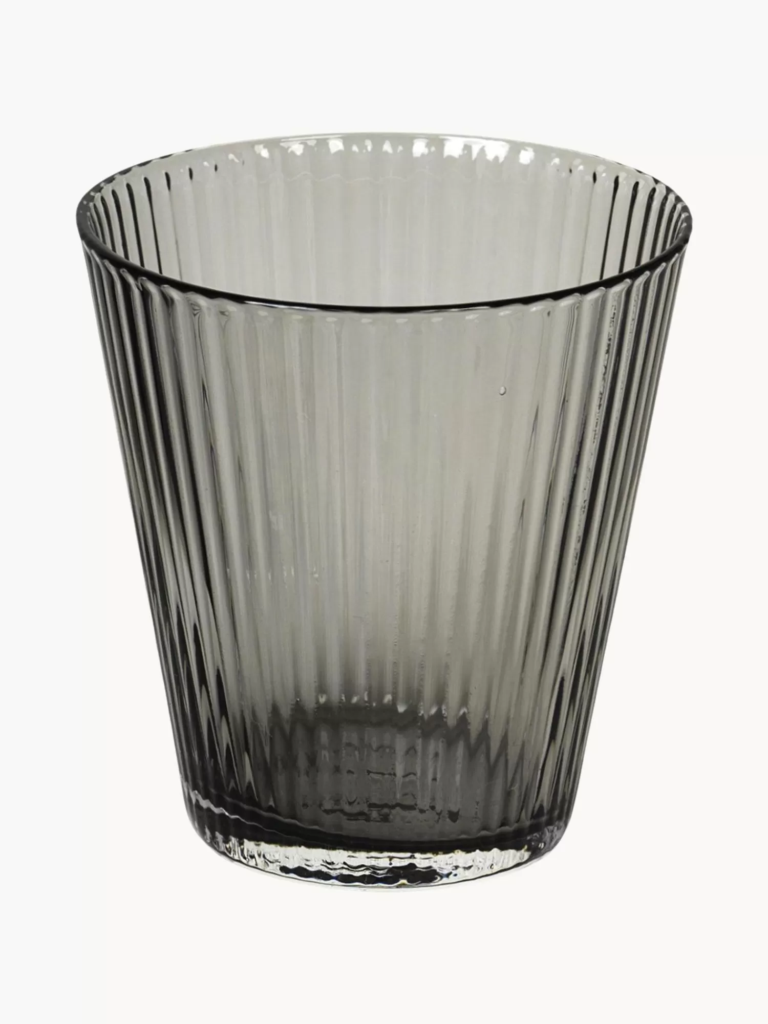 Rosendahl Waterglazen>Mondgeblazen Waterglazen Grand Cru Van Rookglas, 4 Stuks