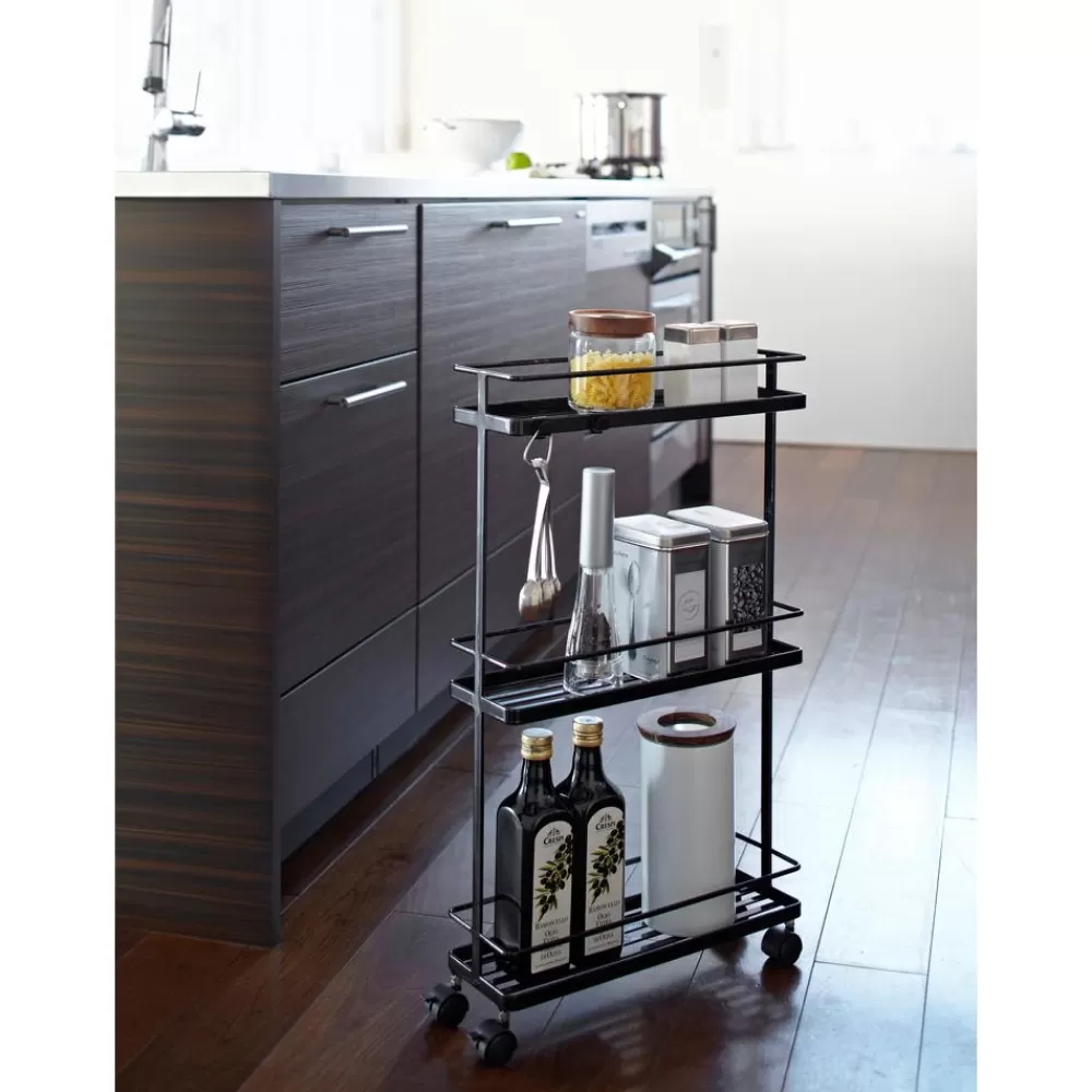 Yamazaki Opbergwagen Tower Met Wieltjes- Bar Carts