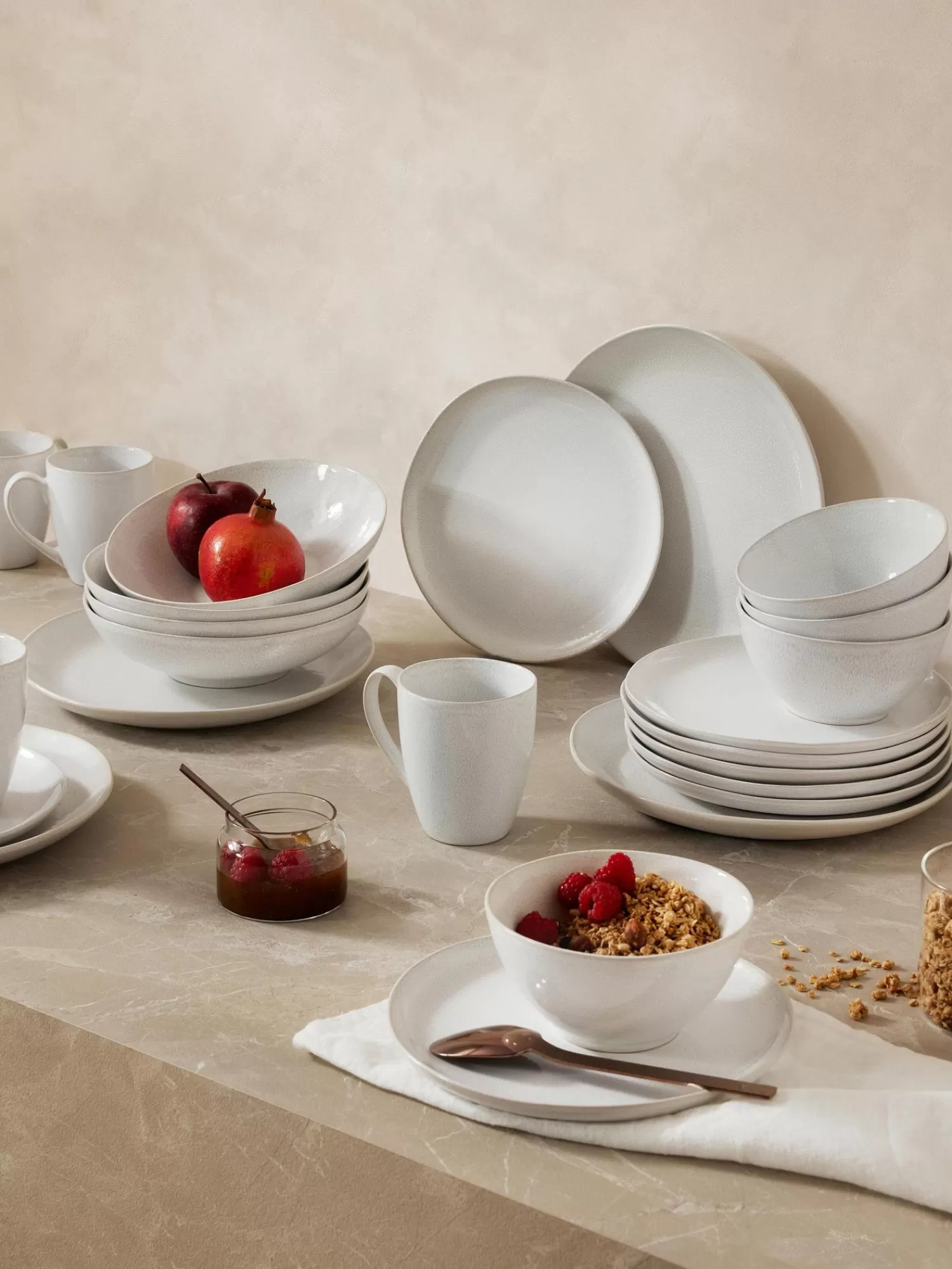 * Servies Collecties>Pastabord Gemma Met Reactief Glazuur, 2 Stuks