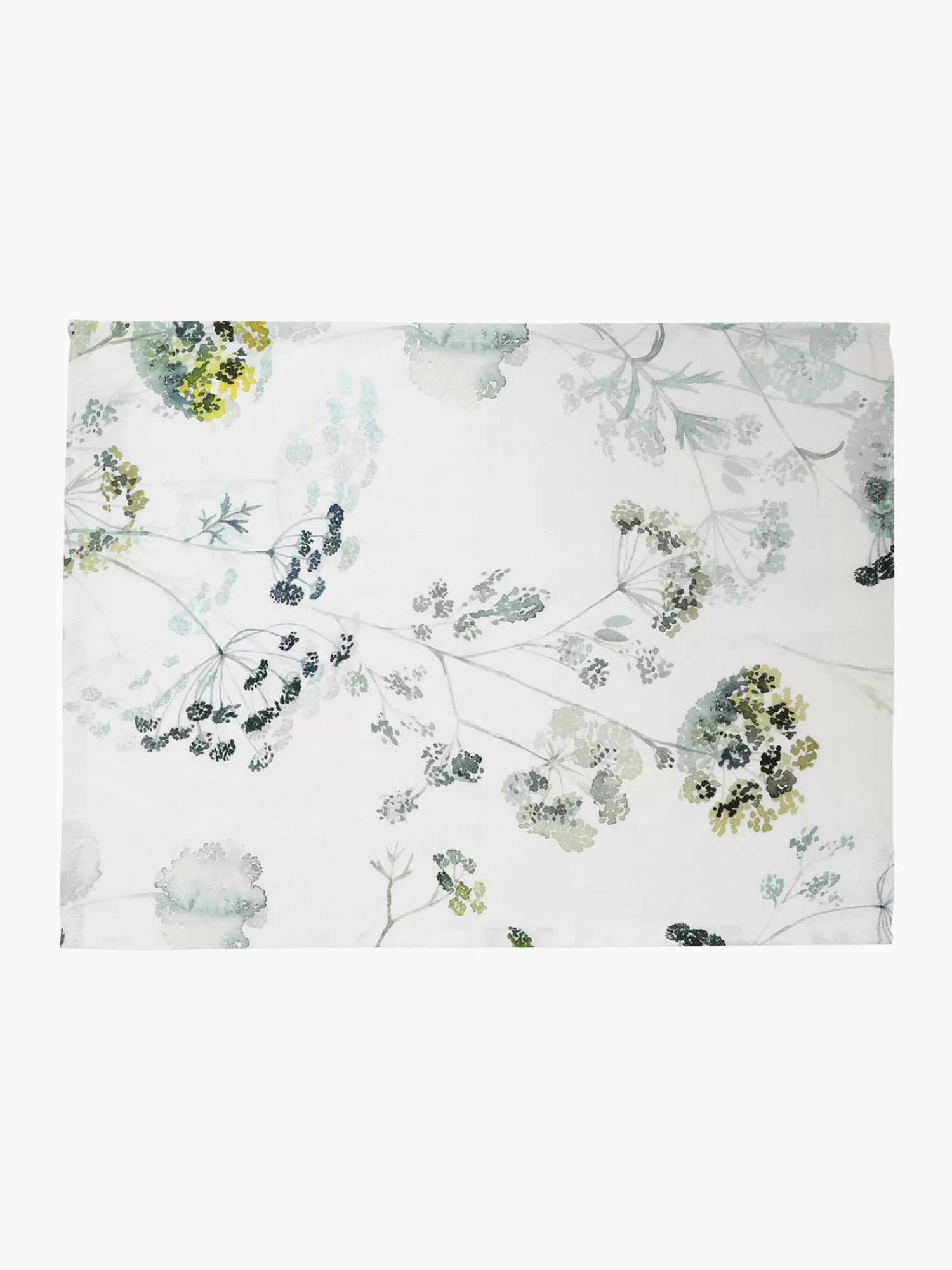 Cote Table Placemats>Placemats Herbier Met Aquarel Print, 2 Stuks